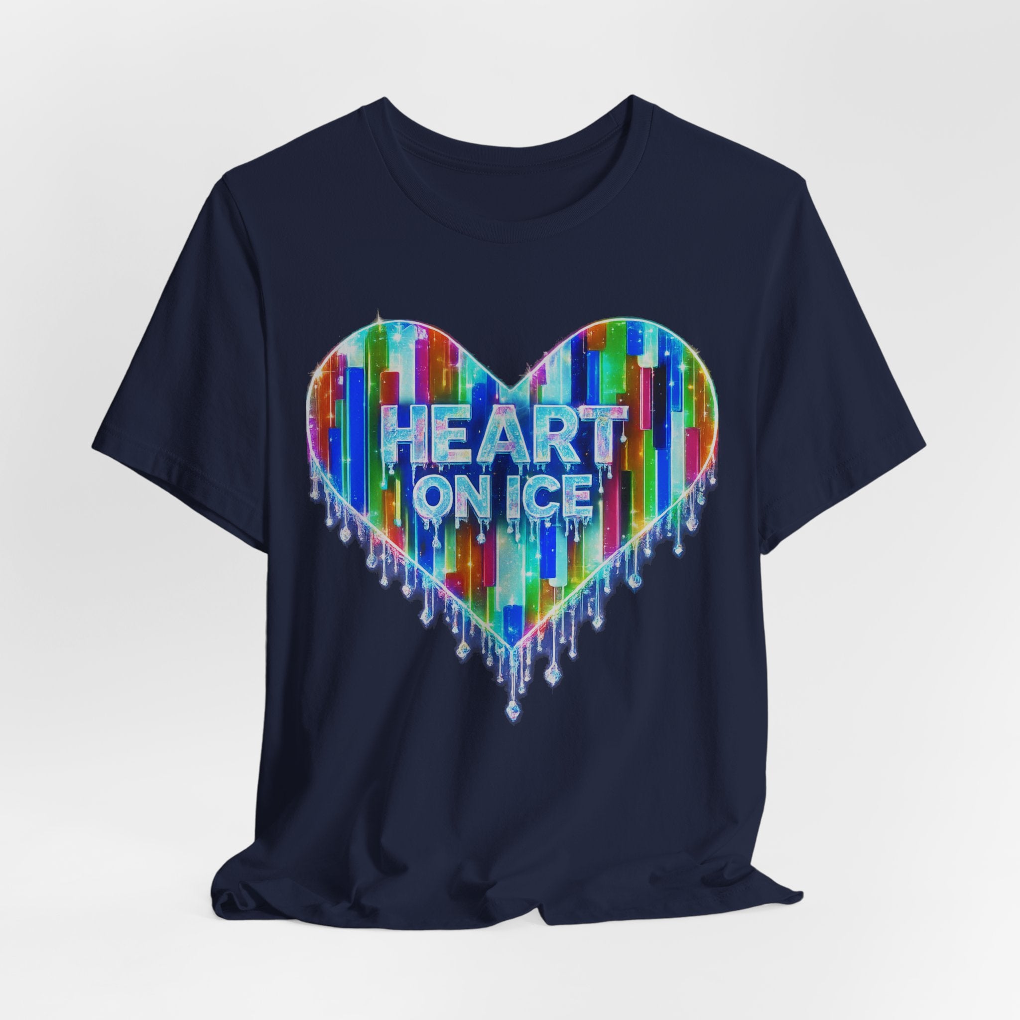 Heart on Ice Diamond Melt Graphic Tee