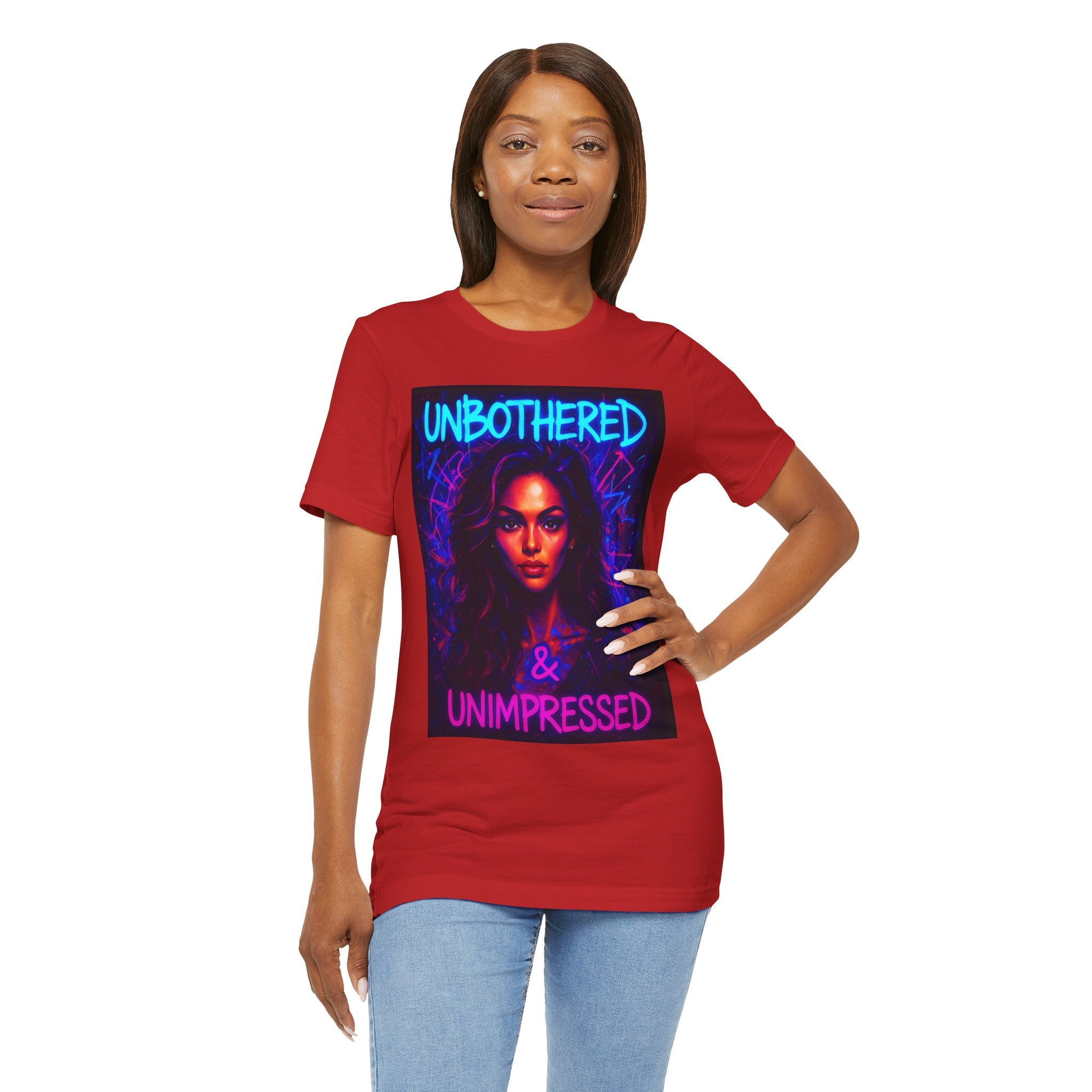 Unbothered & Unimpressed Graphic Portrait Tee