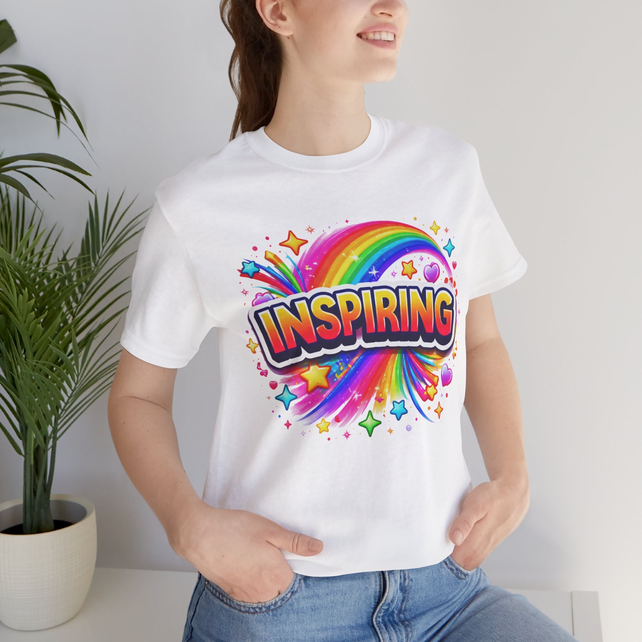 Inspiring Rainbow Graphic Tee