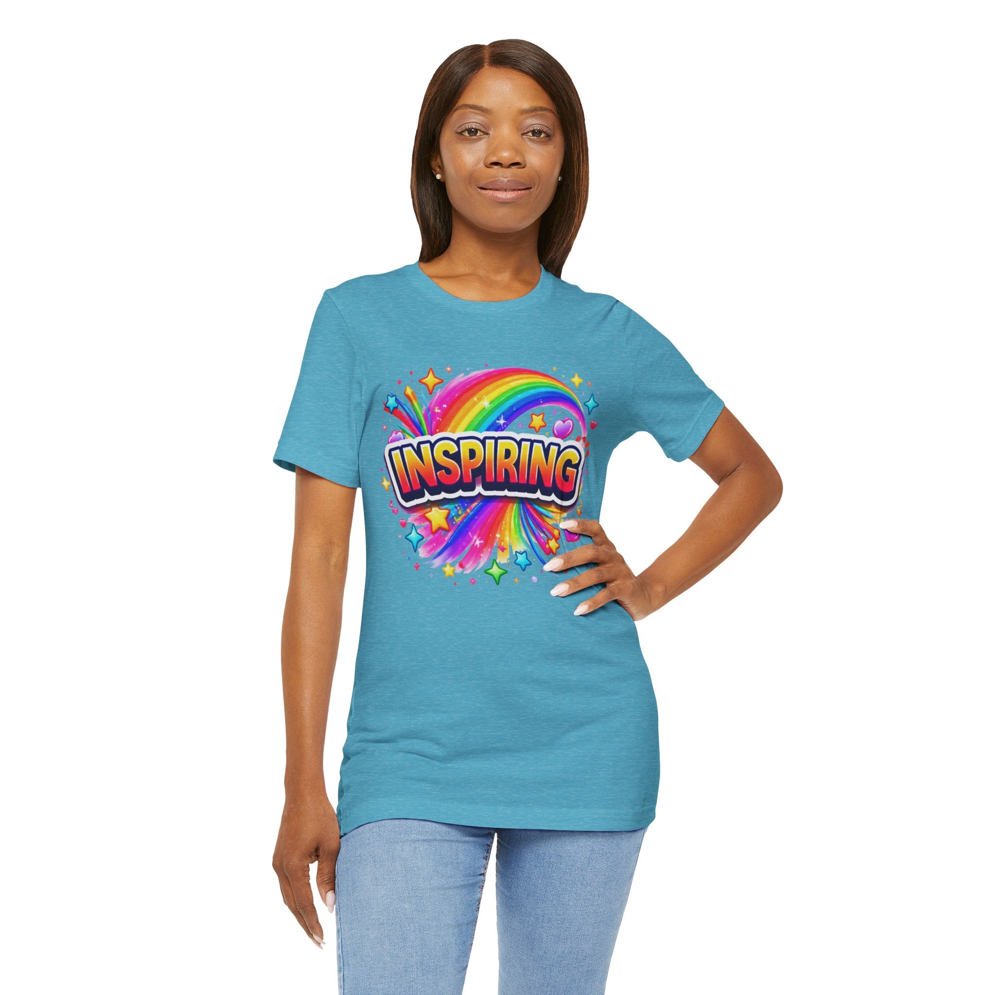 Inspiring Rainbow Graphic Tee
