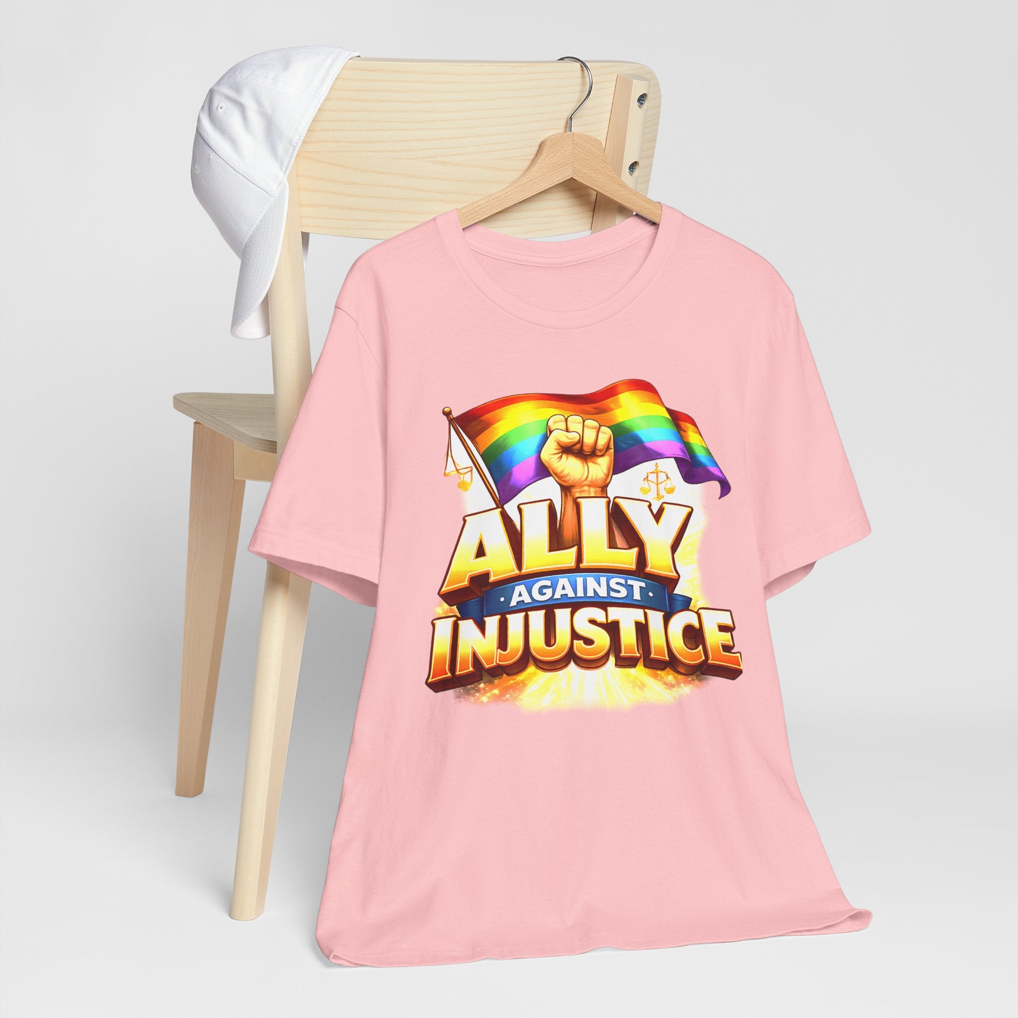 Ally Against Injustice Graphic Tee — Social Justice Solidarity Shirt