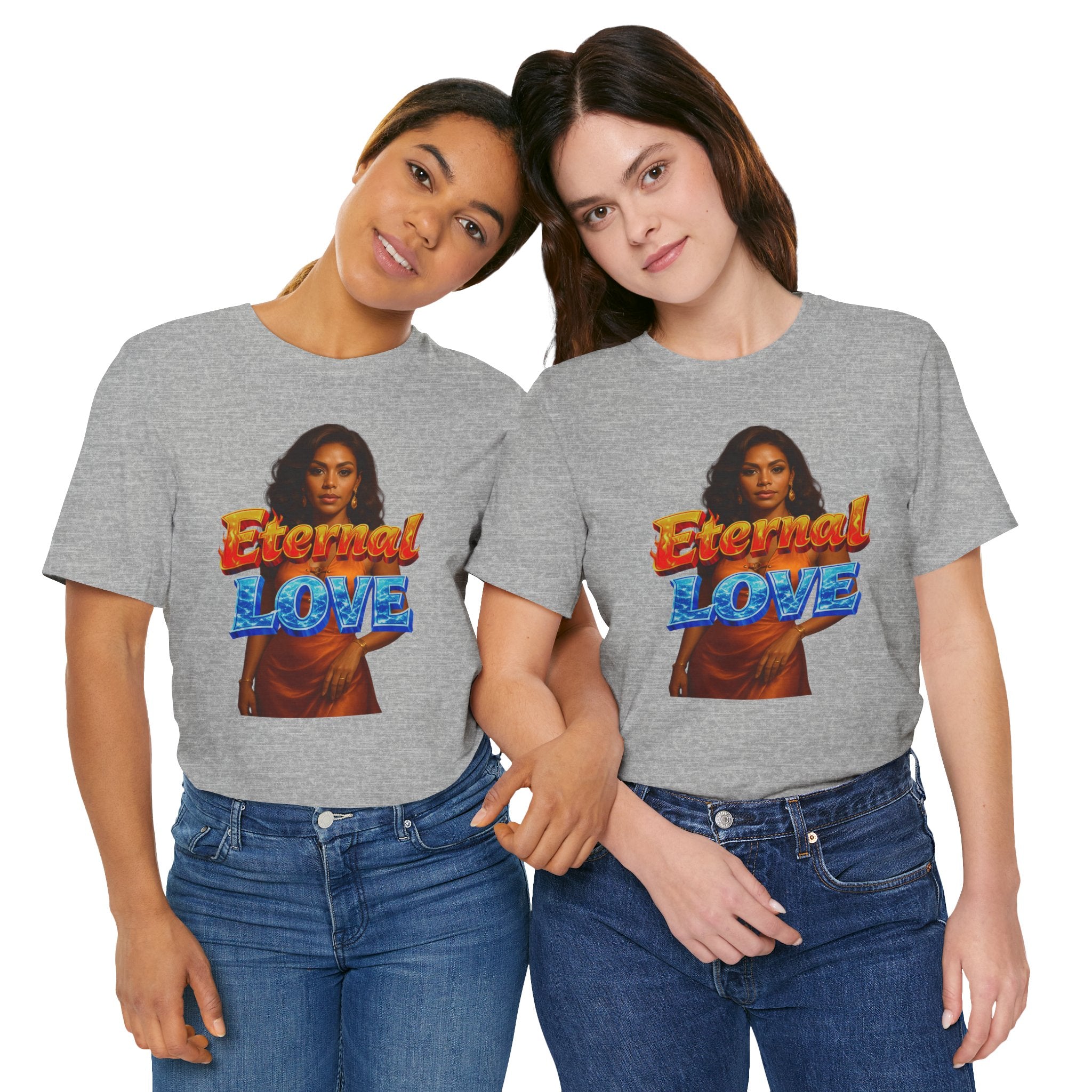 Woman Eternal Love Vintage Glam Portrait Graphic Tee