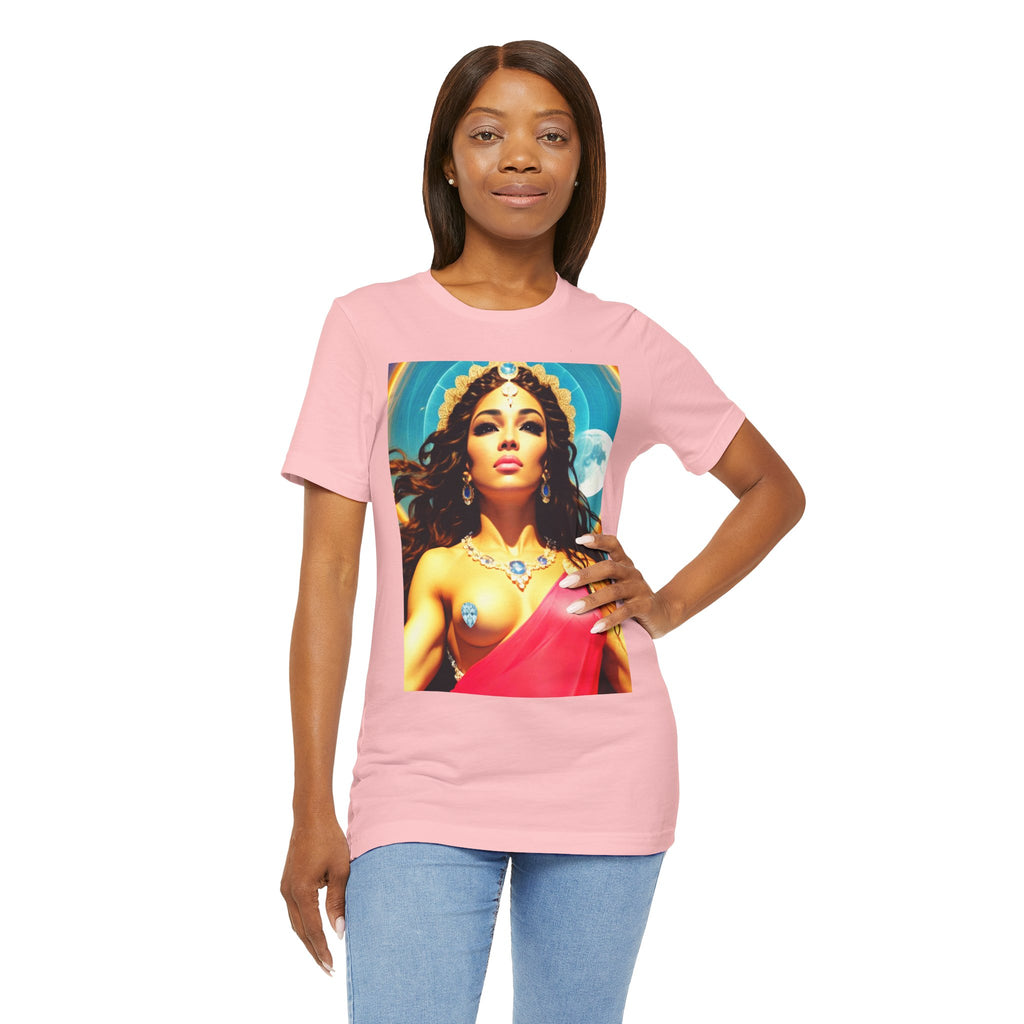 Goddess Creates World Graphic Portrait Woman's Unisex Tee