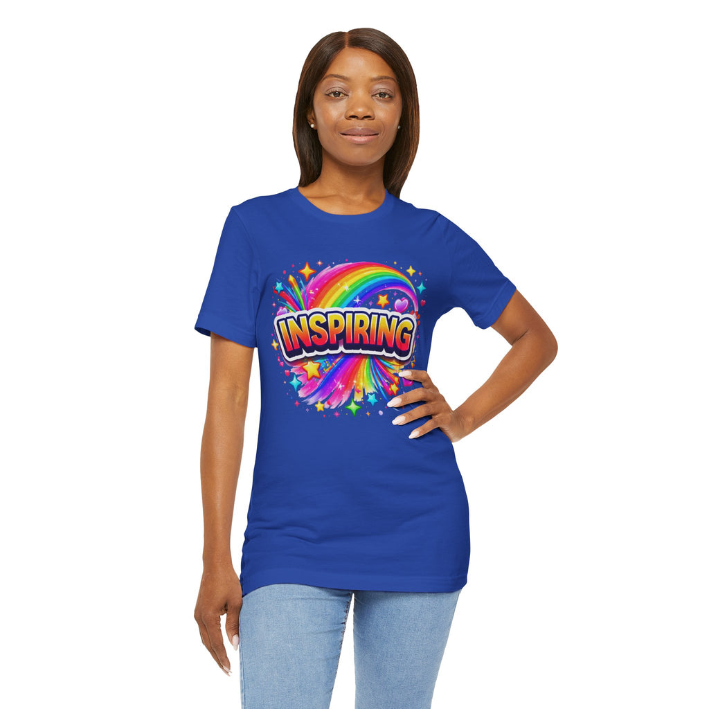 Inspiring Rainbow Graphic Tee