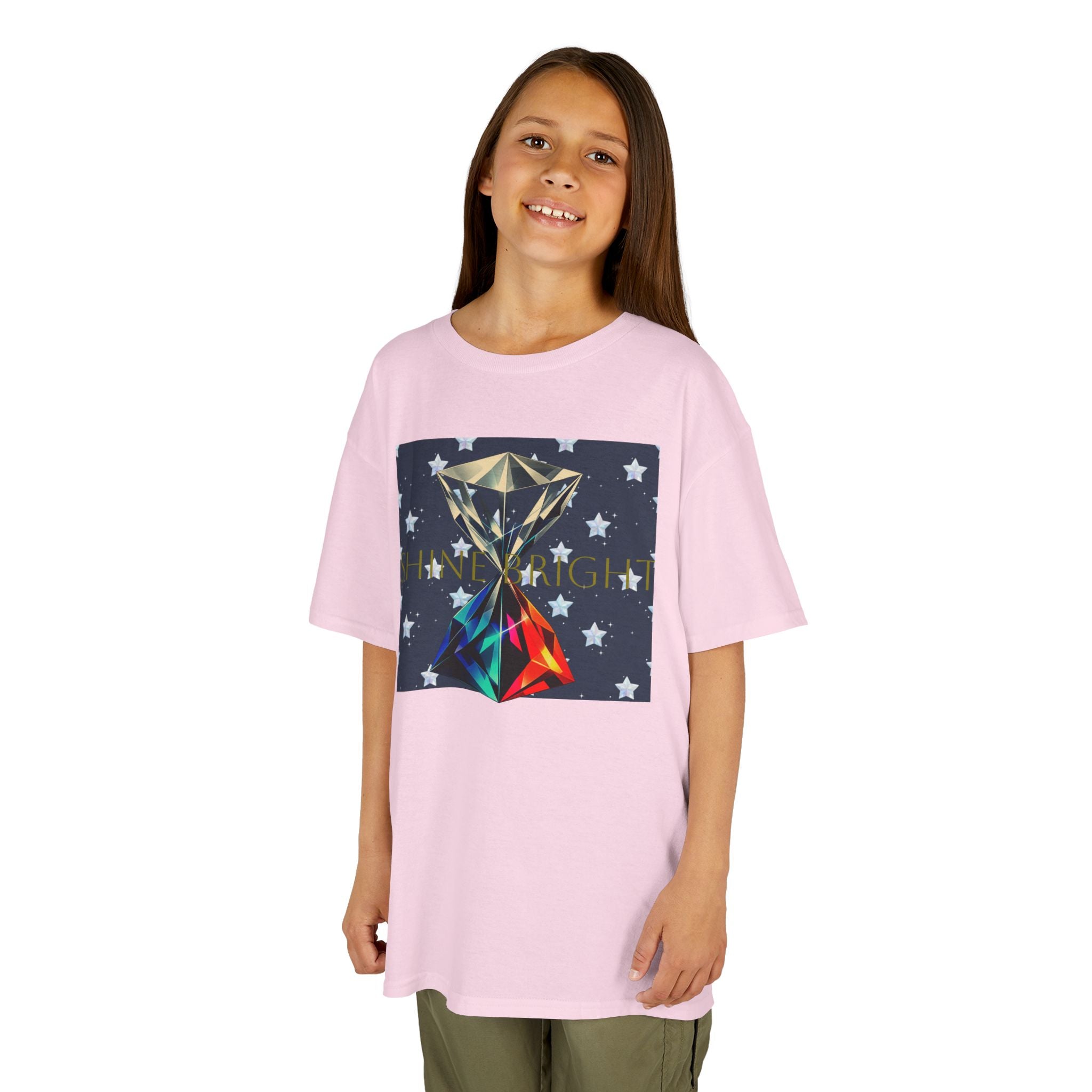 SHINE WHILE IT'S YOUR TIME YOUTH COLOR UNISEX GRAPHIC TEE