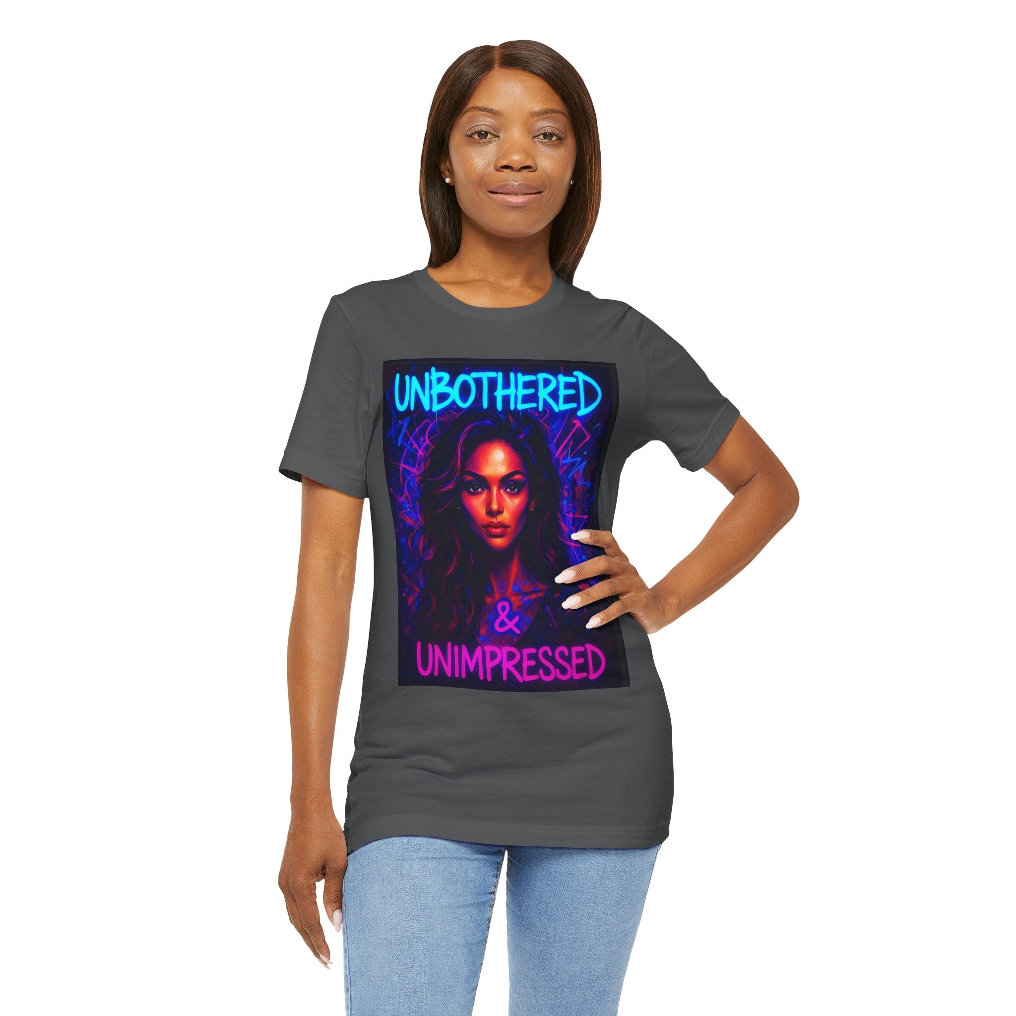 Unbothered & Unimpressed Graphic Portrait Tee