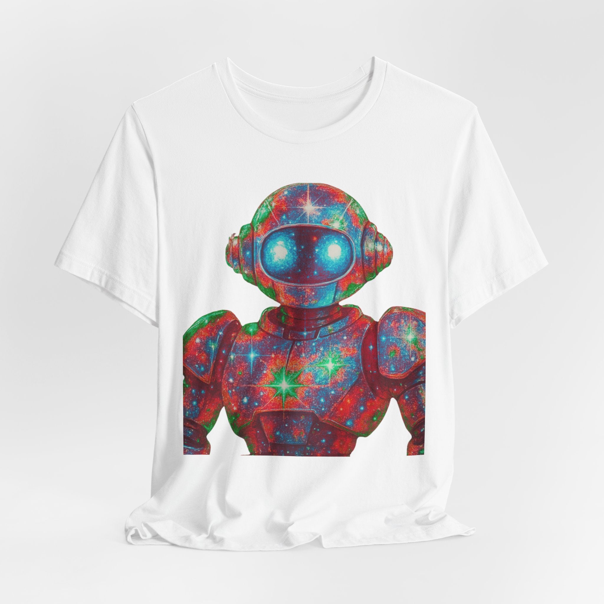 Robot Space Droid  Vibrant Graphic Unisex Tee
