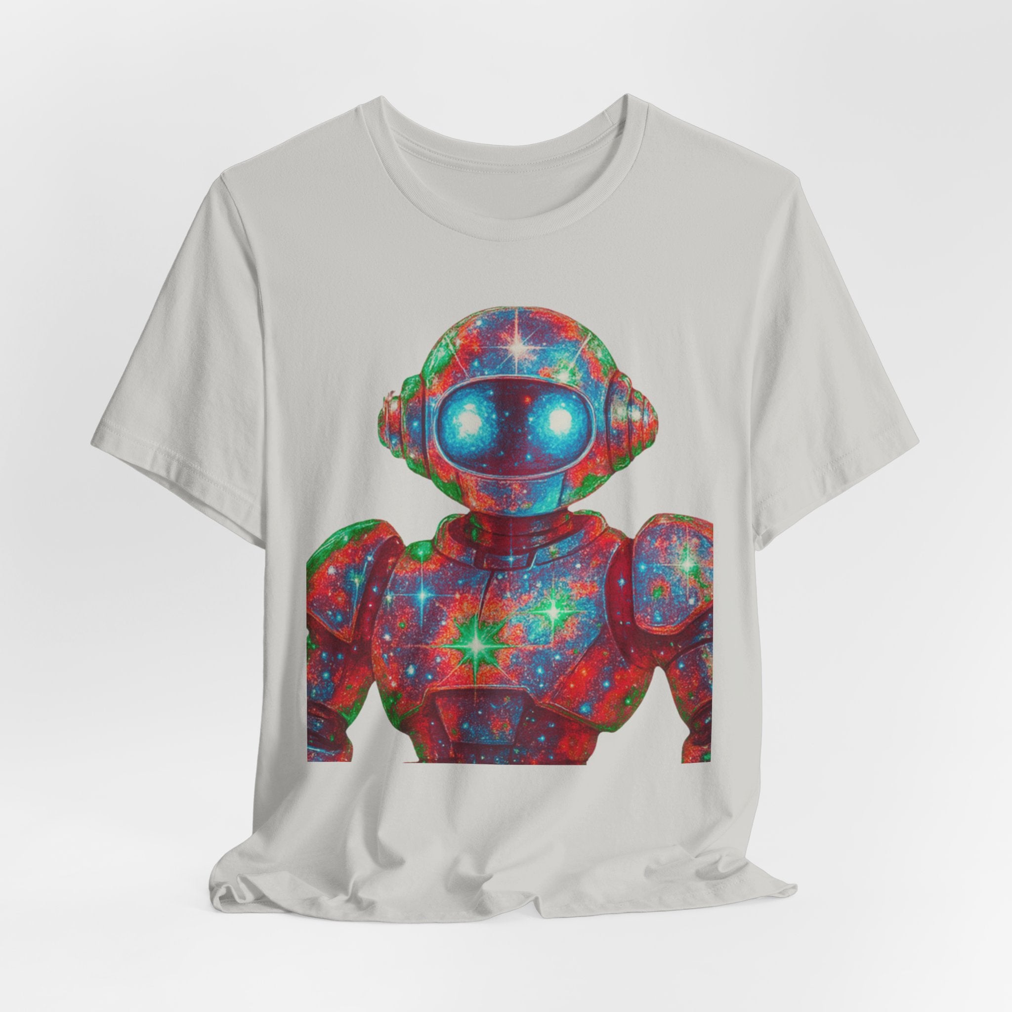 Robot Space Droid  Vibrant Graphic Unisex Tee