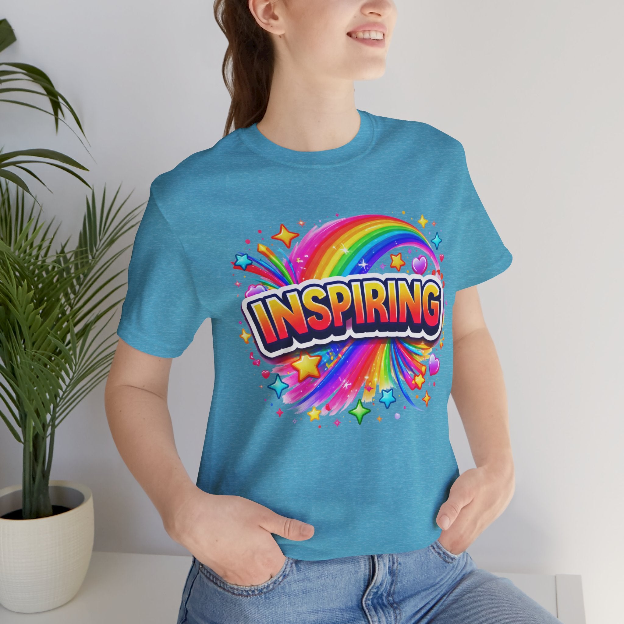 Inspiring Rainbow Graphic Tee