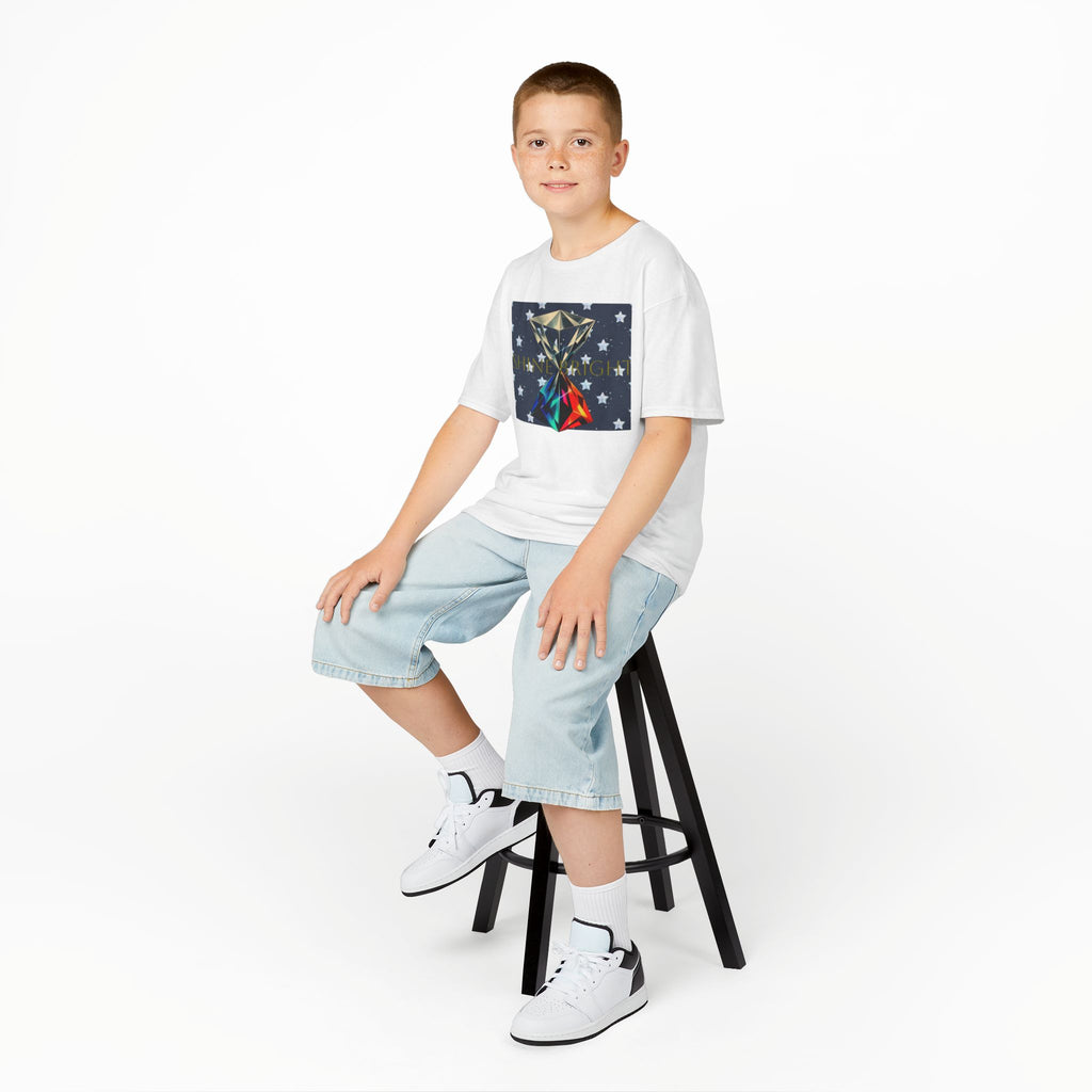 SHINE WHILE IT'S YOUR TIME YOUTH COLOR UNISEX GRAPHIC TEE
