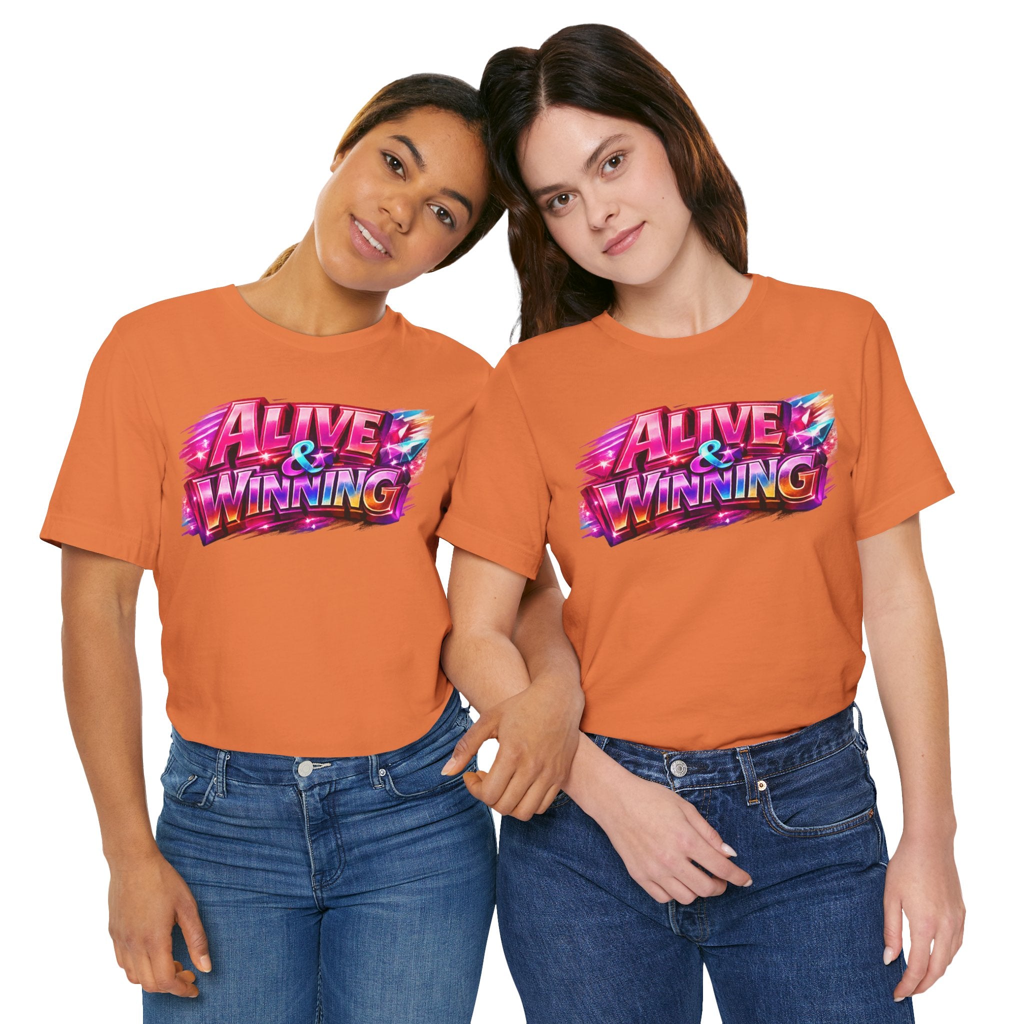 Alive & Winning Statement Graphic Tee