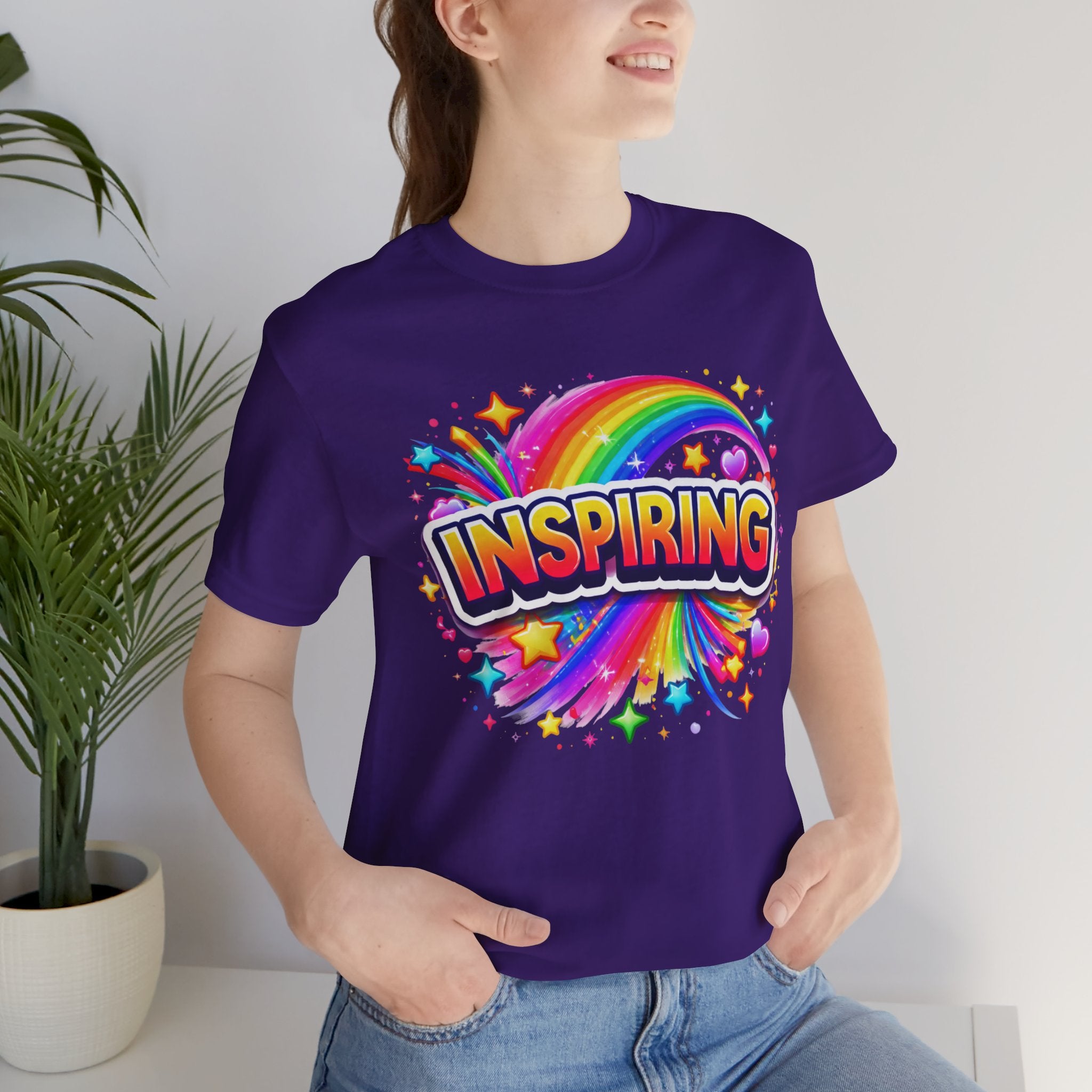 Inspiring Rainbow Graphic Tee