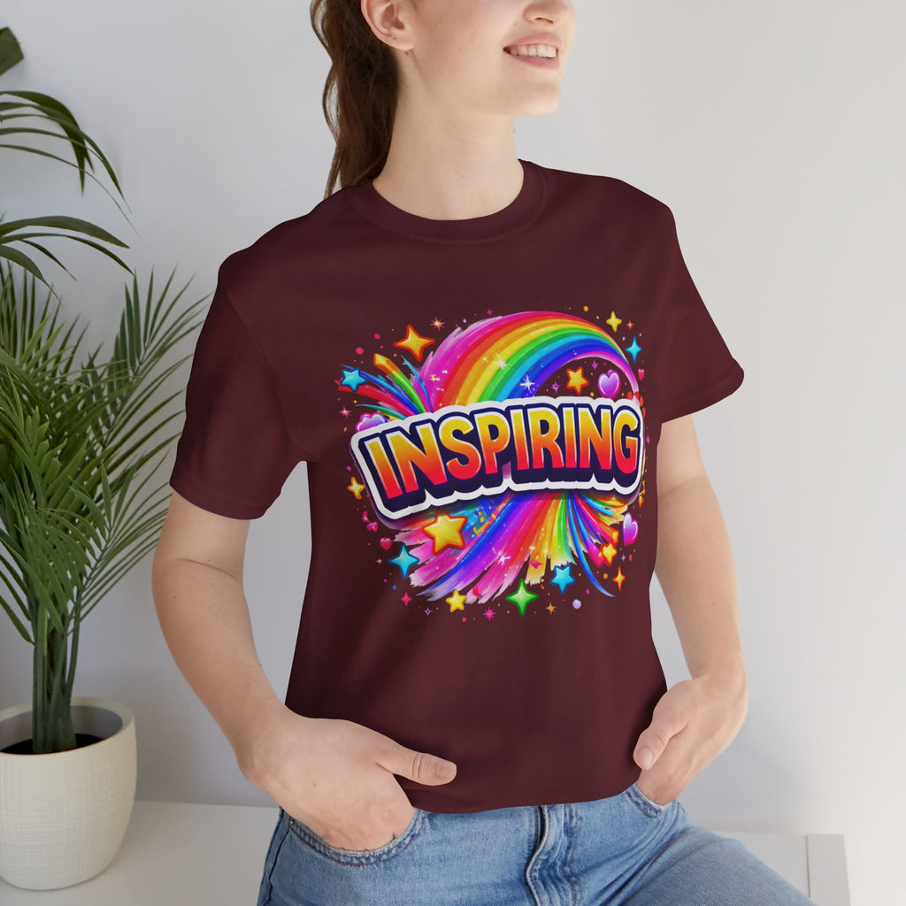 Inspiring Rainbow Graphic Tee