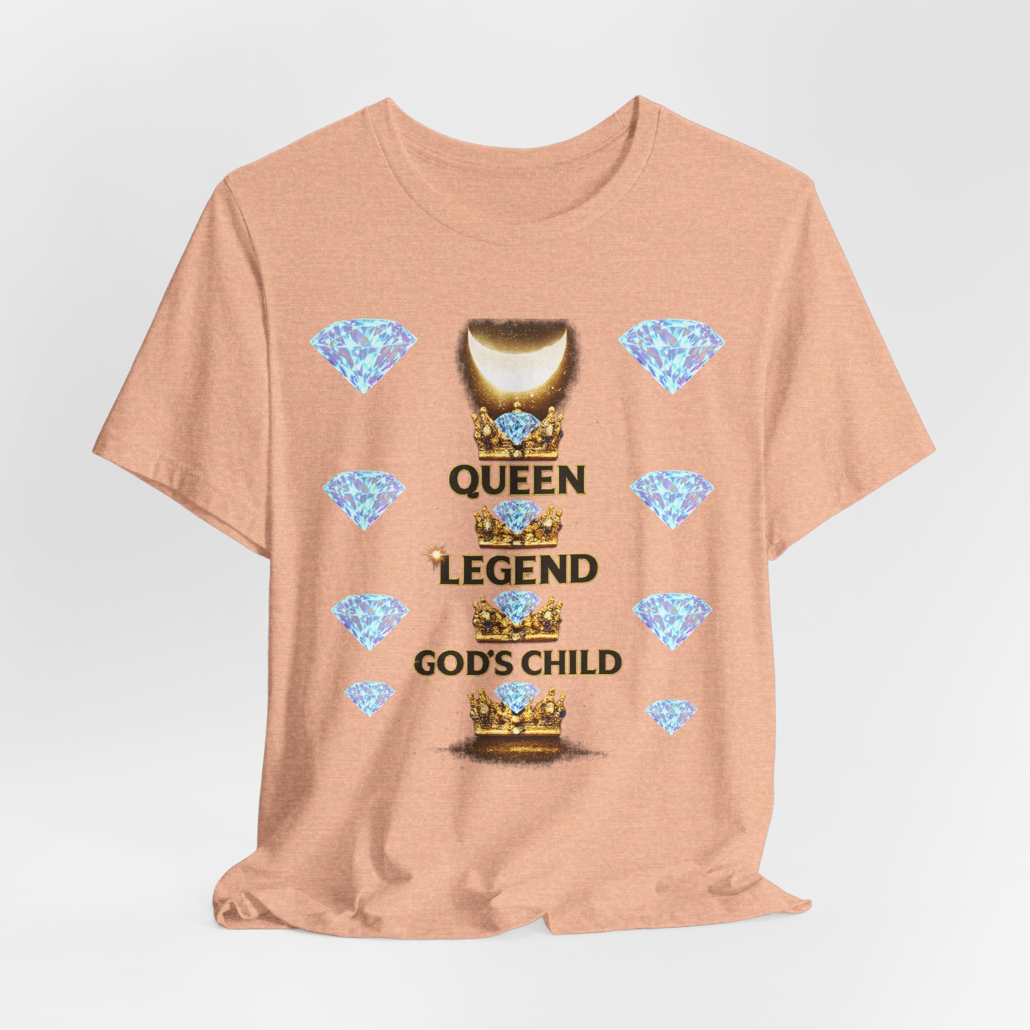 Queen • Legend • God’s Child  Diamond Graphic Glow T-Shirt