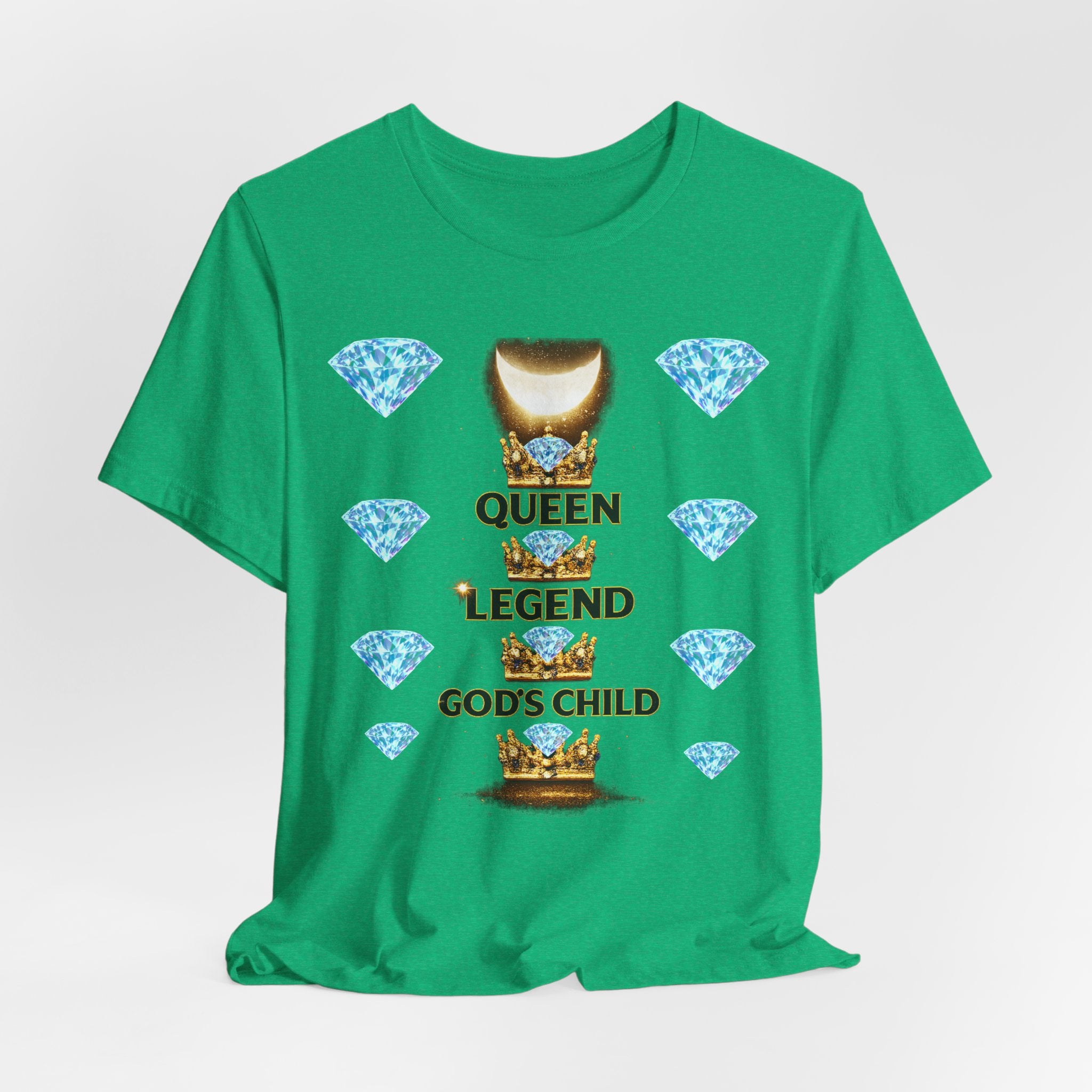 Queen • Legend • God’s Child  Diamond Graphic Glow T-Shirt