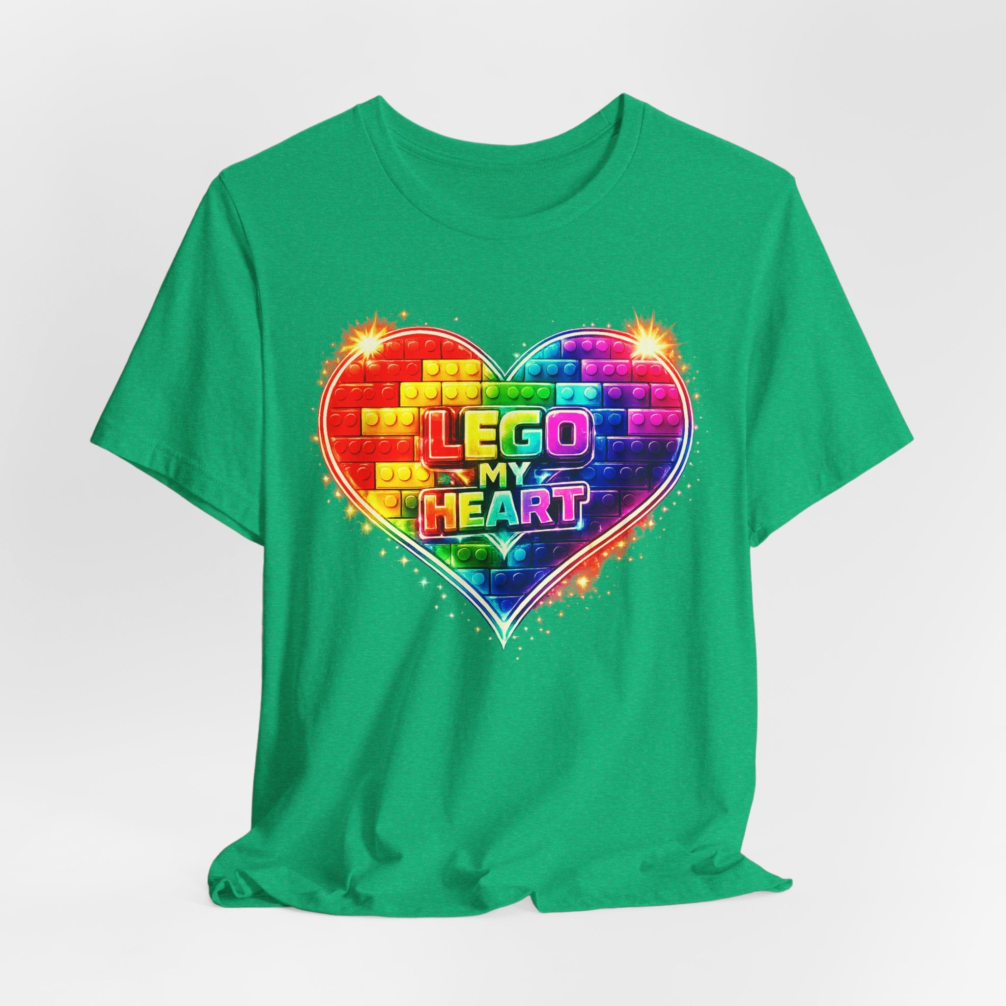 Lego My Heart Graphic Design T-Shirt