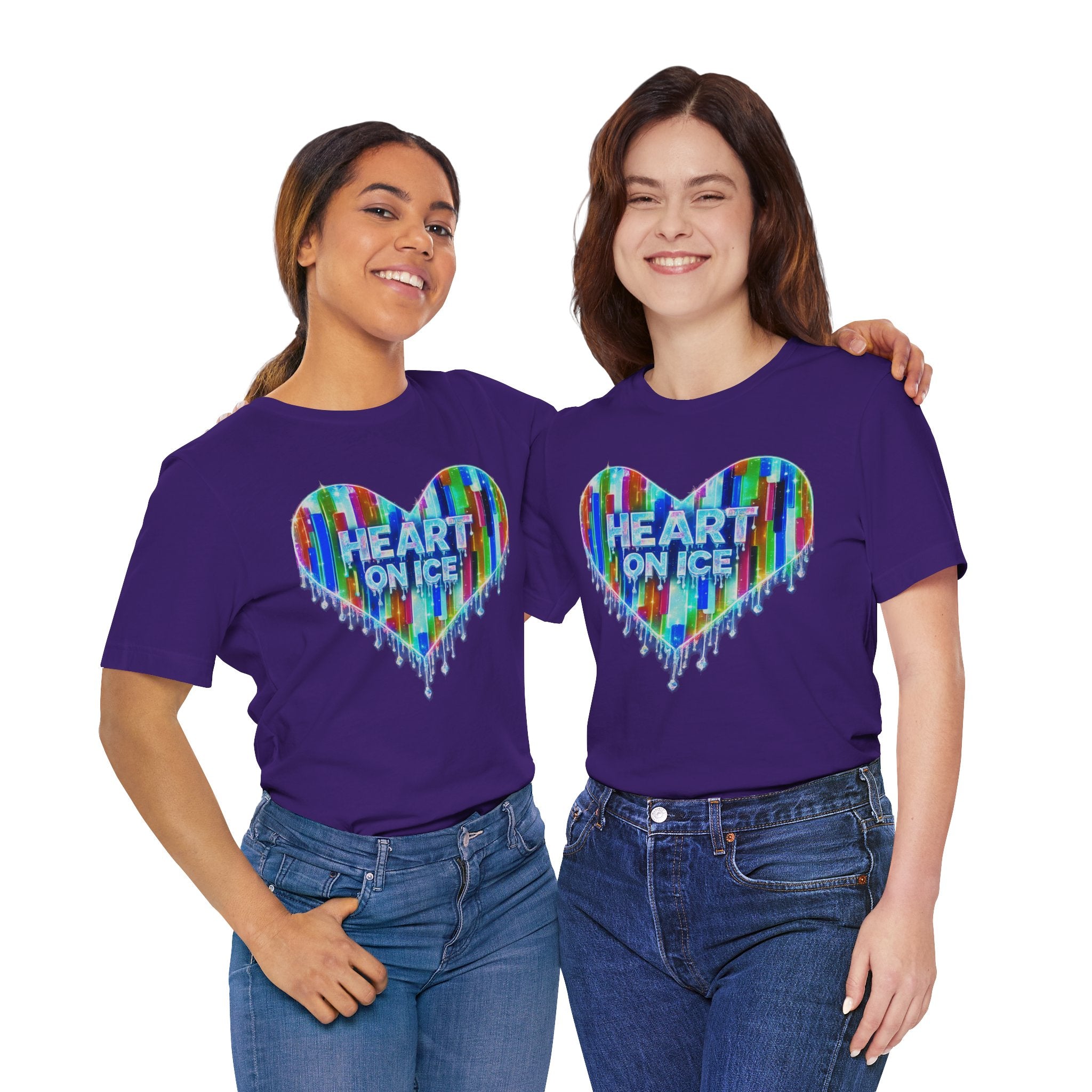 Heart on Ice Diamond Melt Graphic Tee