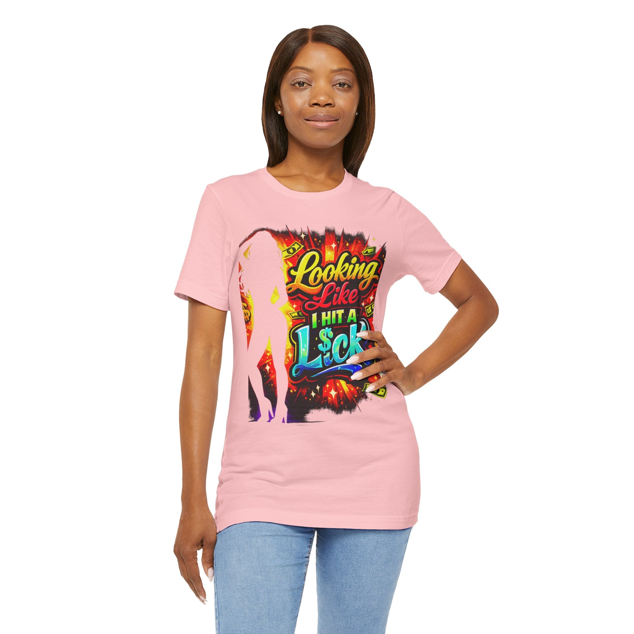 Looking Like I Hit a Lick Silhouette Graphic Tee