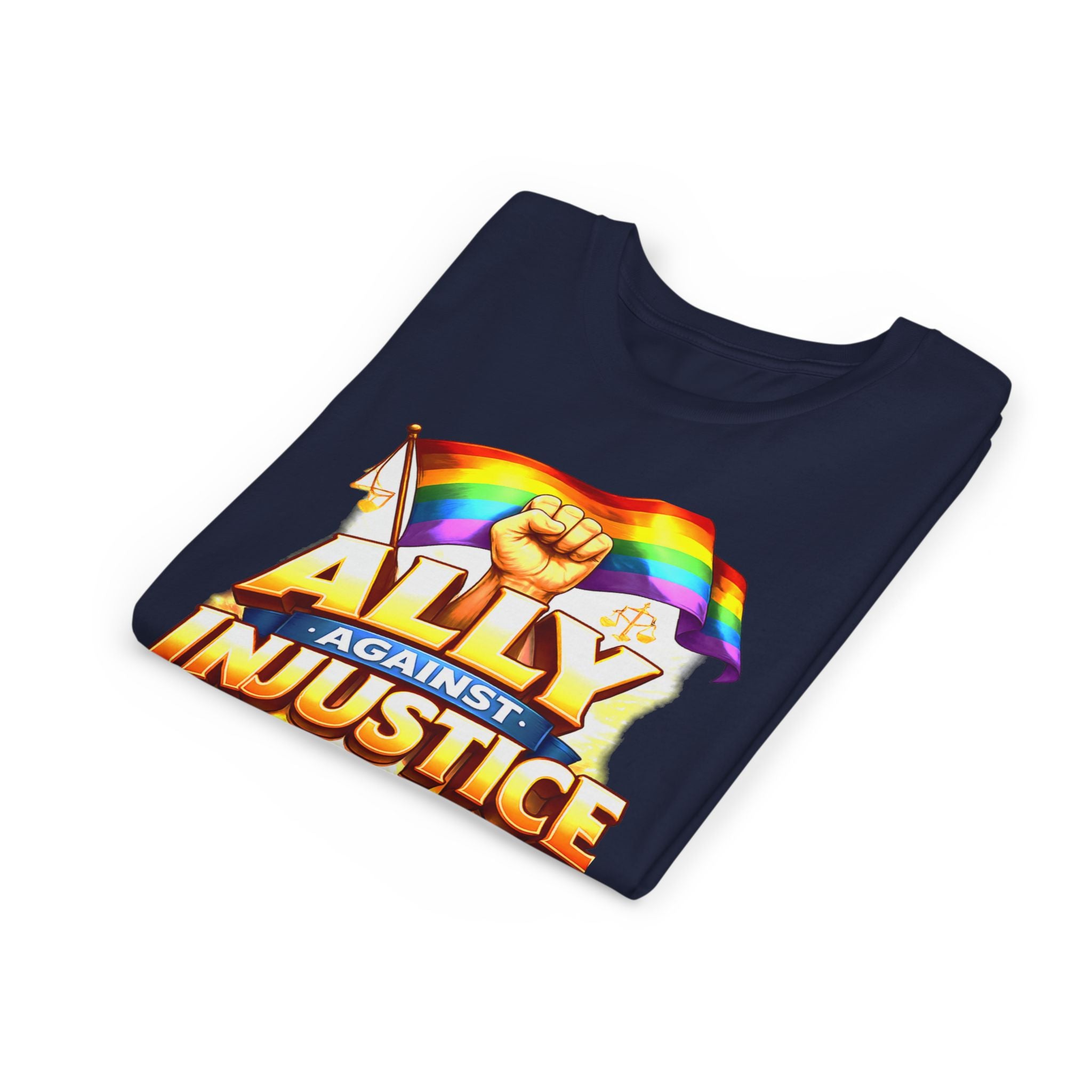 "Ally Against Injustice"  Graphic Unisex Tee