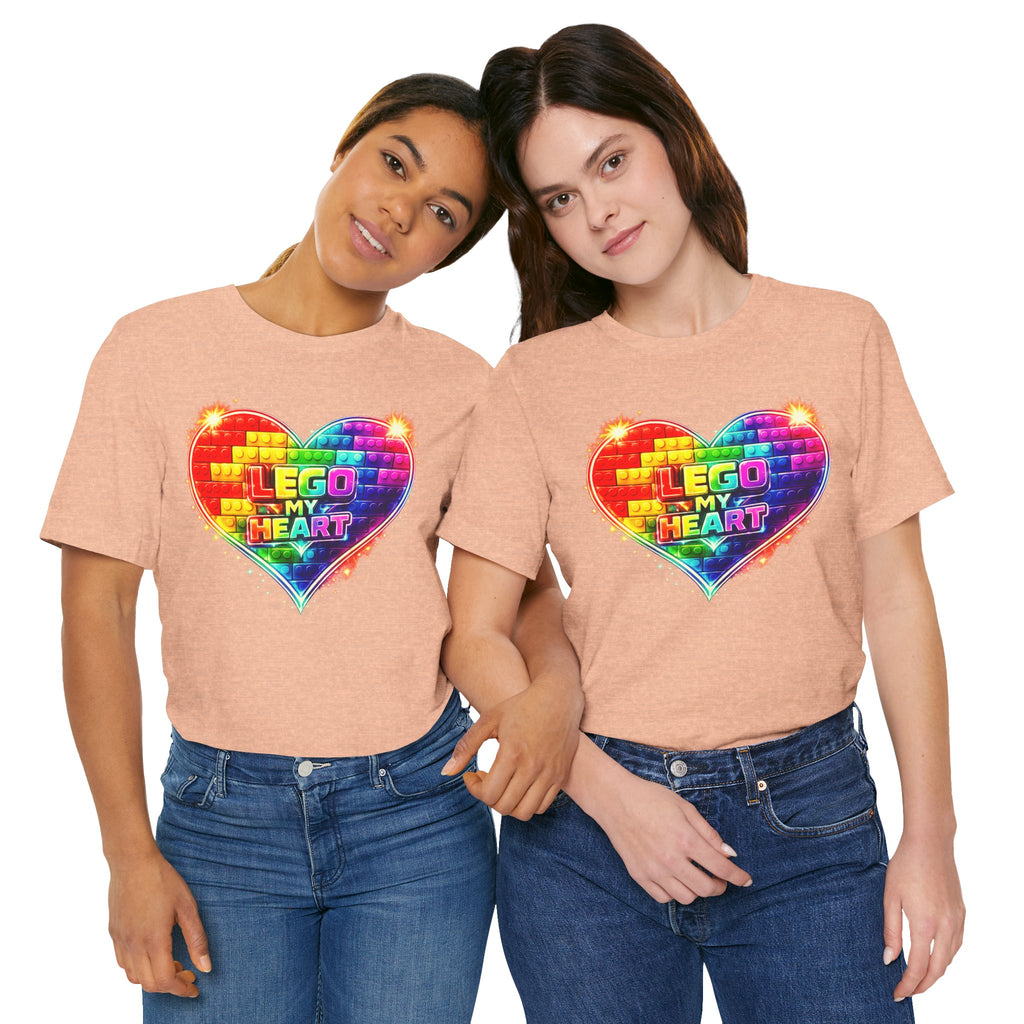 Lego My Heart Graphic Design T-Shirt