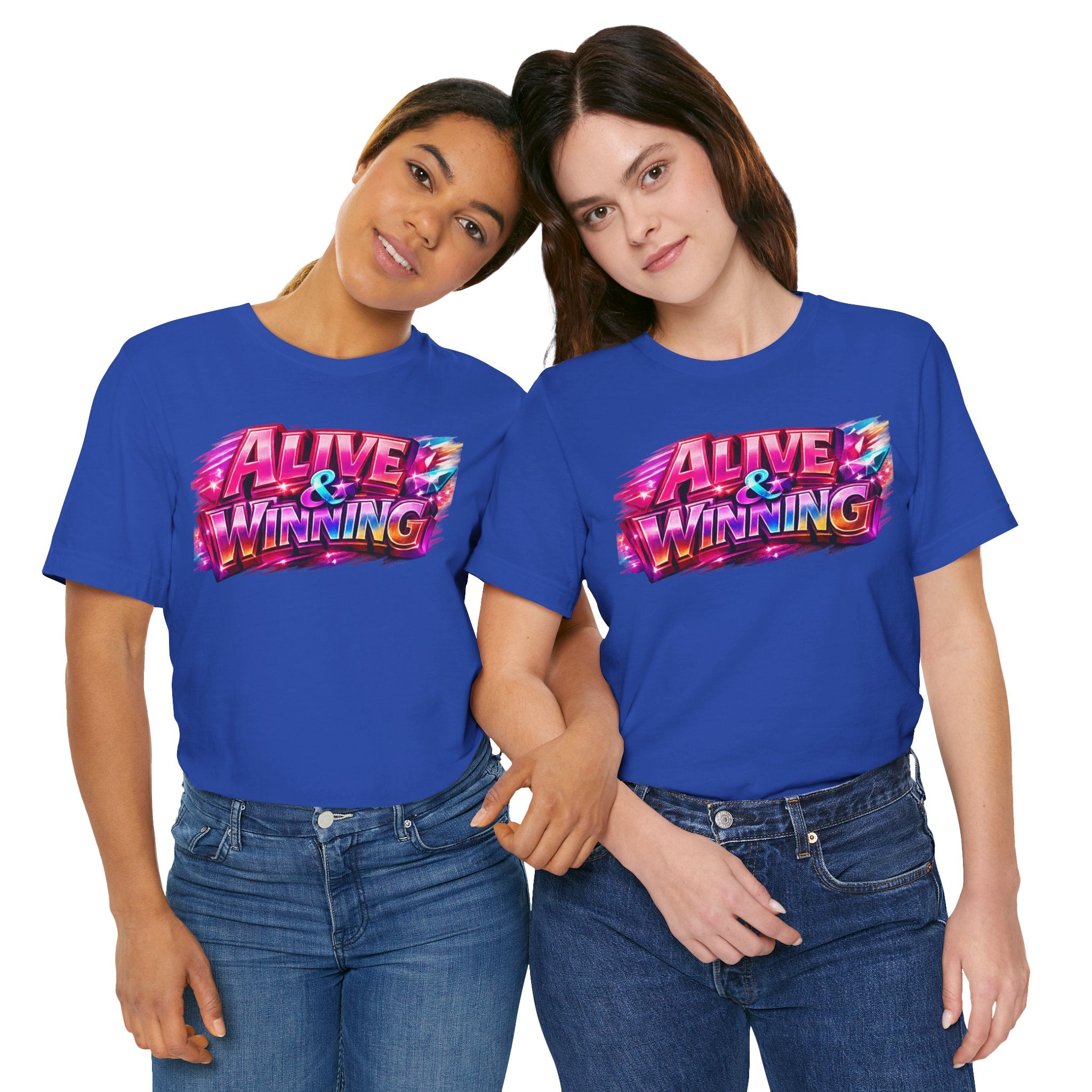 Alive & Winning Statement Graphic Tee