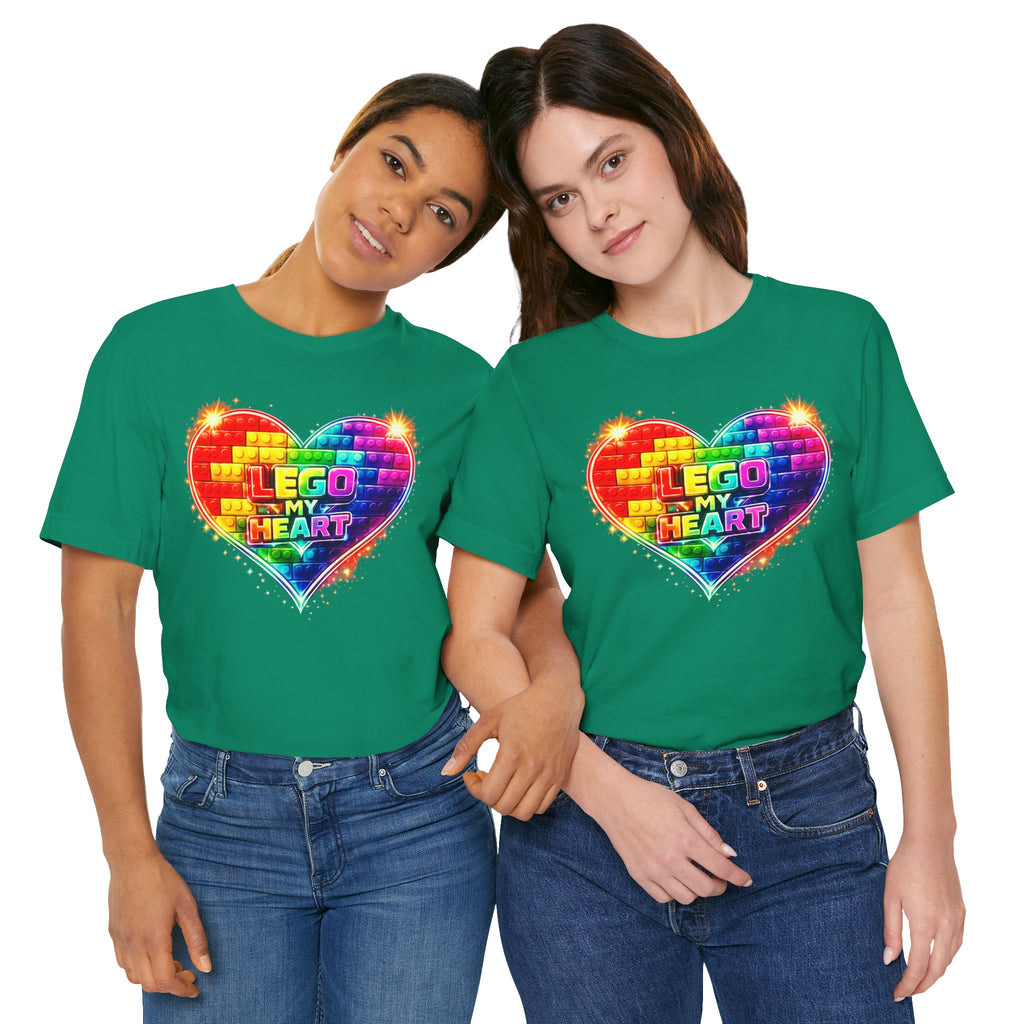 Lego My Heart Graphic Design T-Shirt
