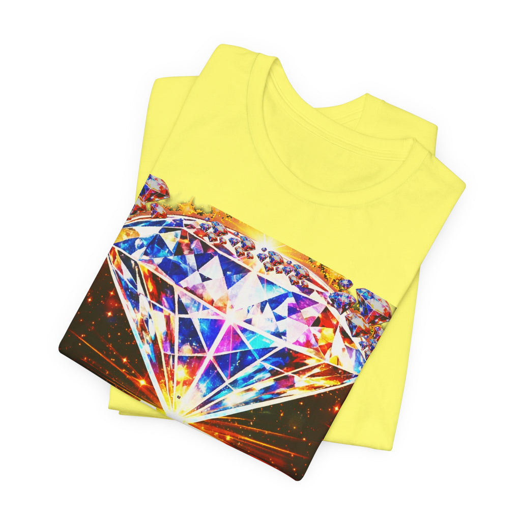 Rare Diamond Graphic Tee — Sparkling 'RARE' Gemstone T-Shirt
