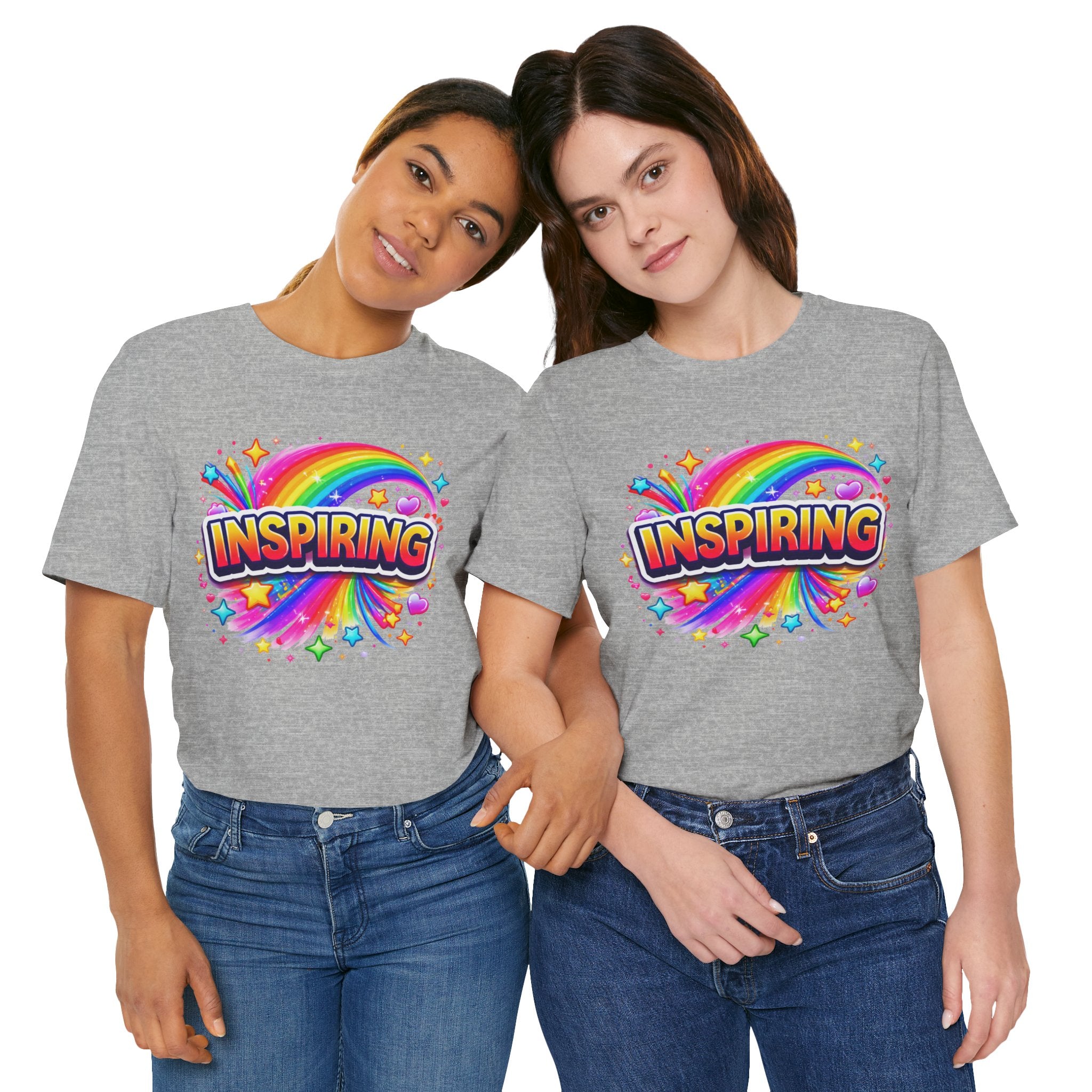 Inspiring Rainbow Graphic Tee
