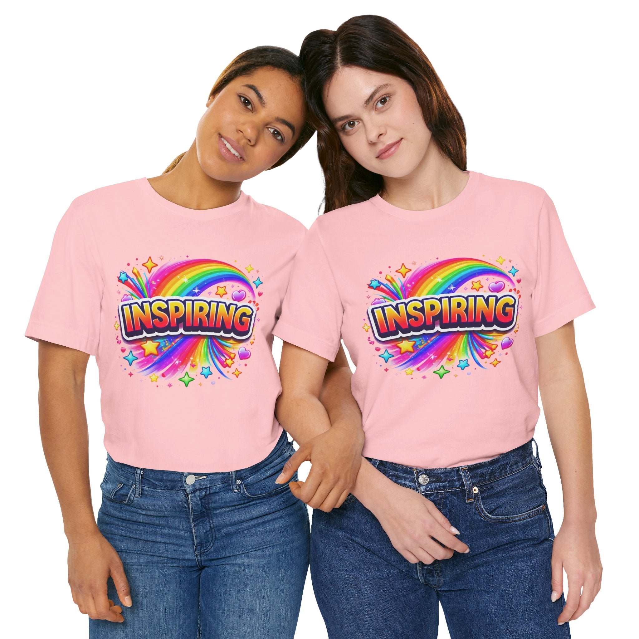 Inspiring Rainbow Graphic Tee