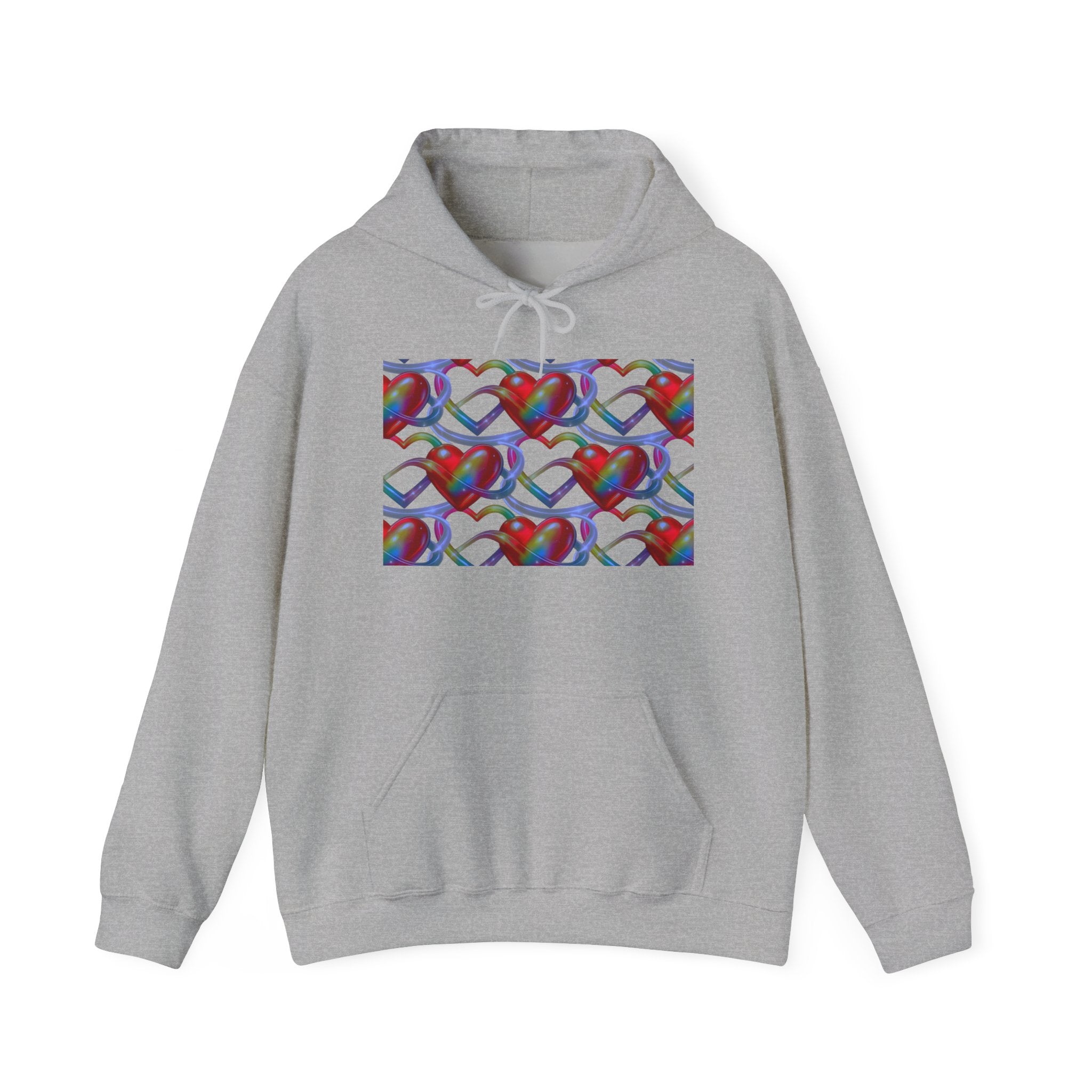 hearts Intertwined Womans Graphic Hoodie