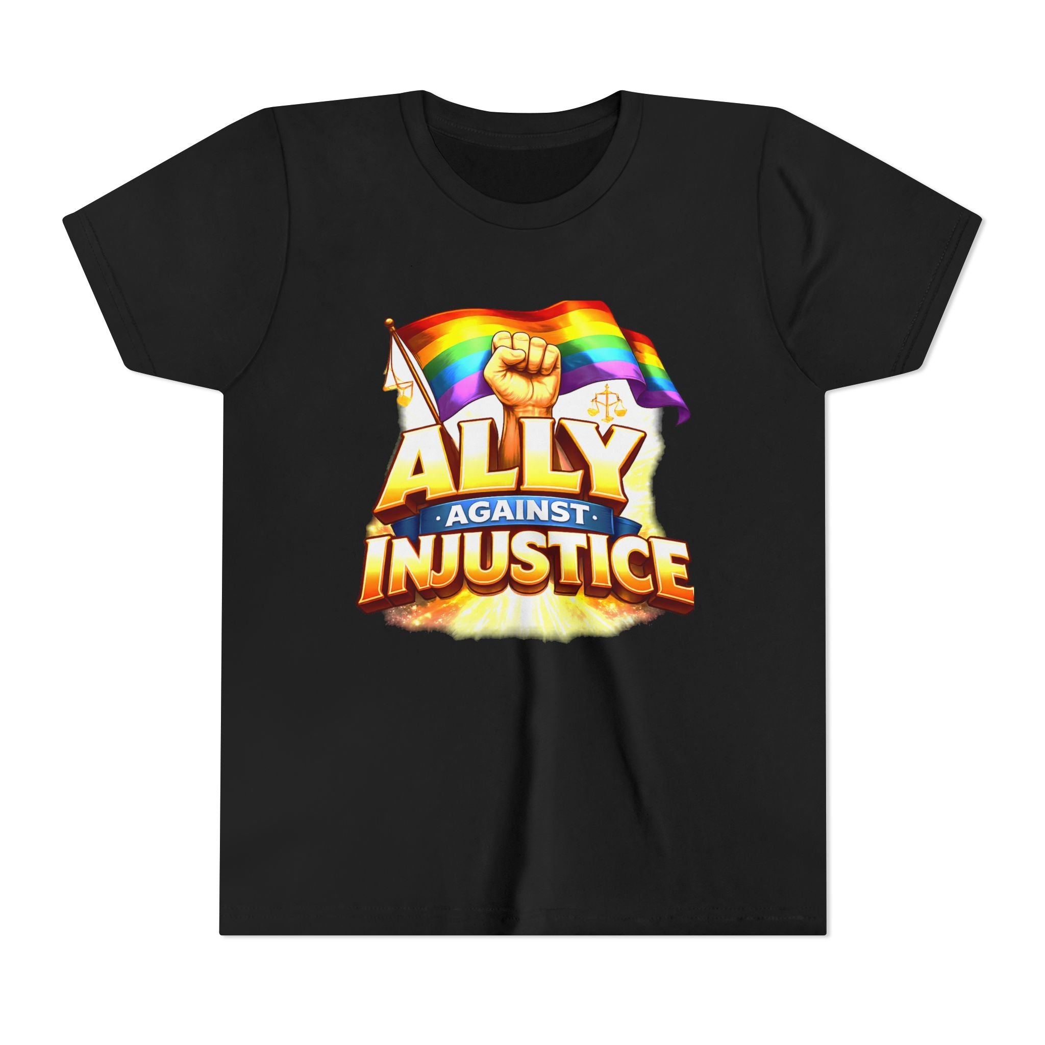 "Ally Against Injustice"  Graphic Unisex Tee