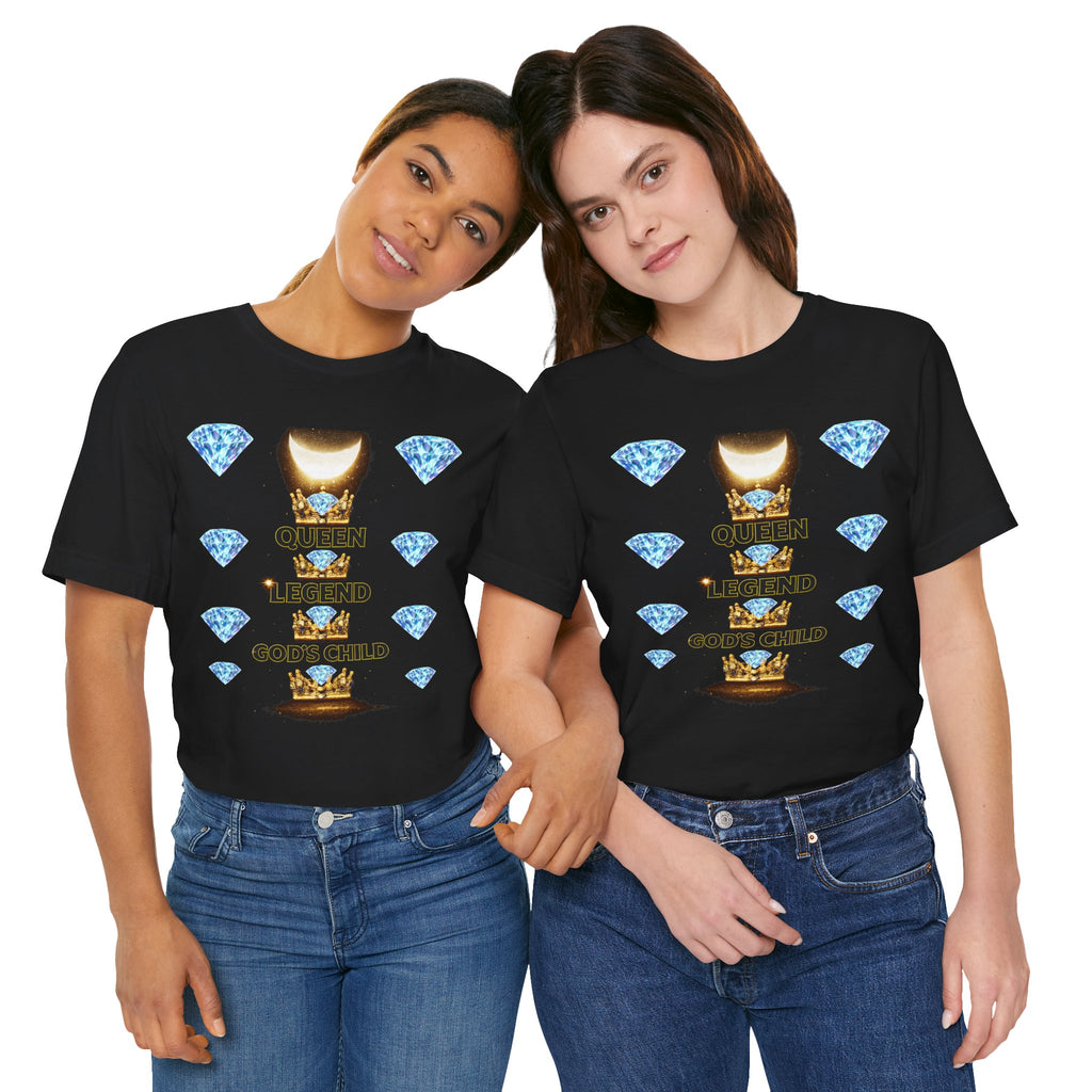 Queen • Legend • God’s Child  Diamond Graphic Glow T-Shirt