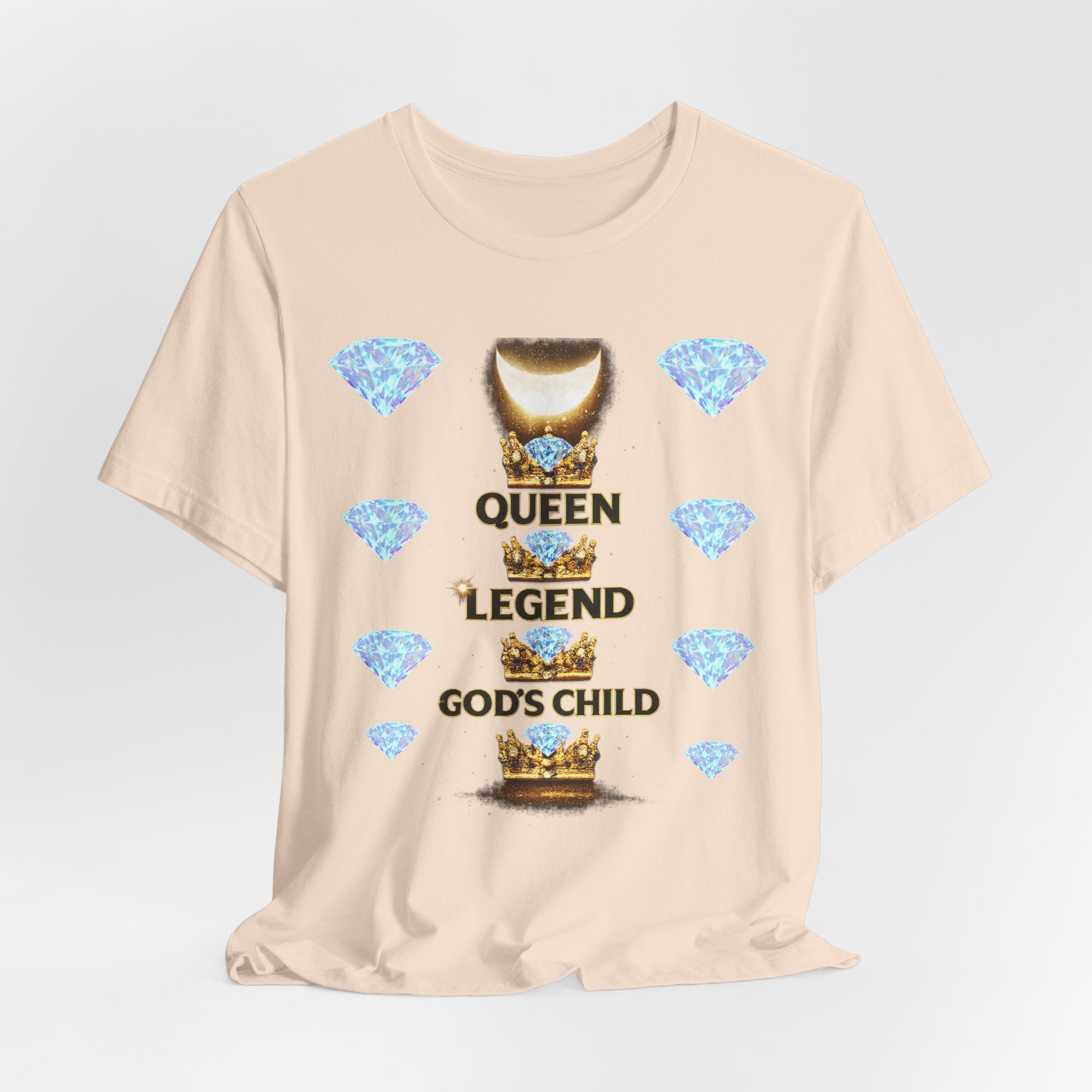 Queen • Legend • God’s Child  Diamond Graphic Glow T-Shirt