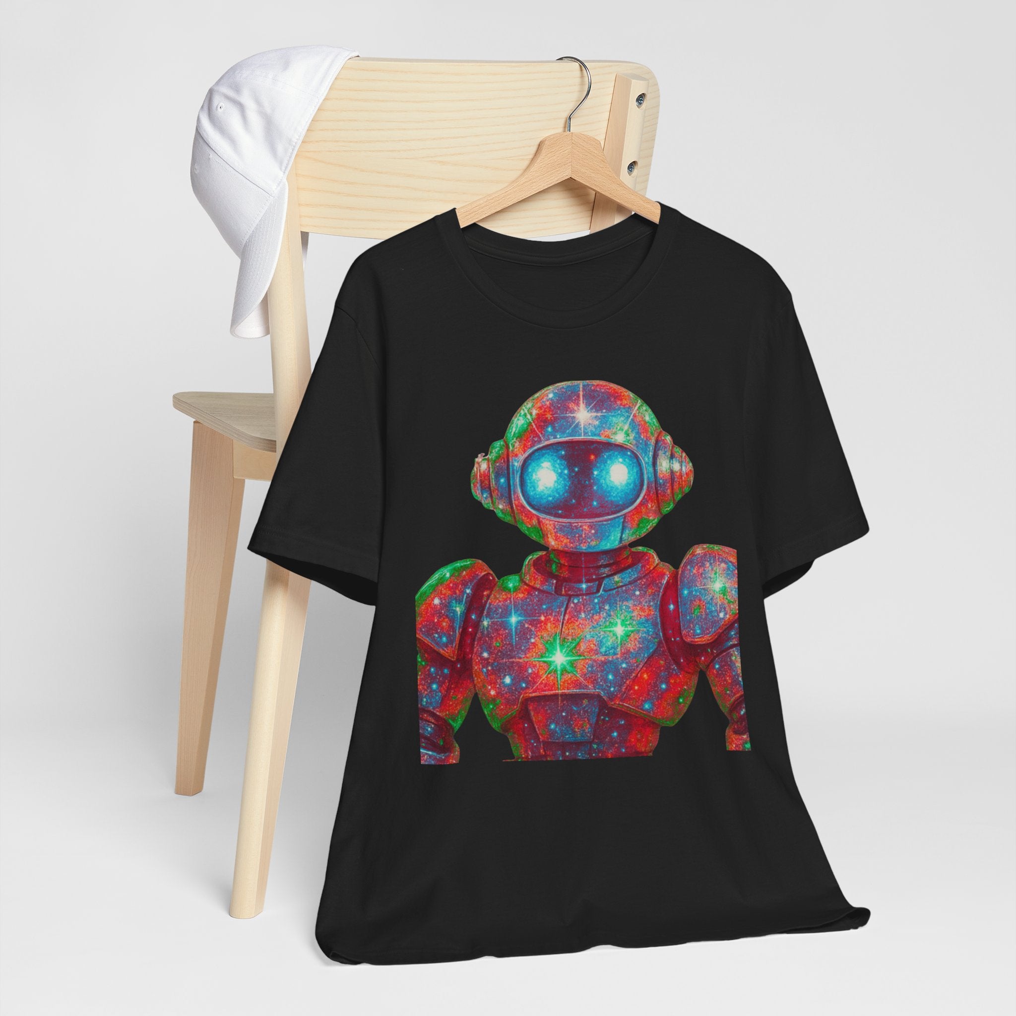 Robot Space Droid  Vibrant Graphic Unisex Tee