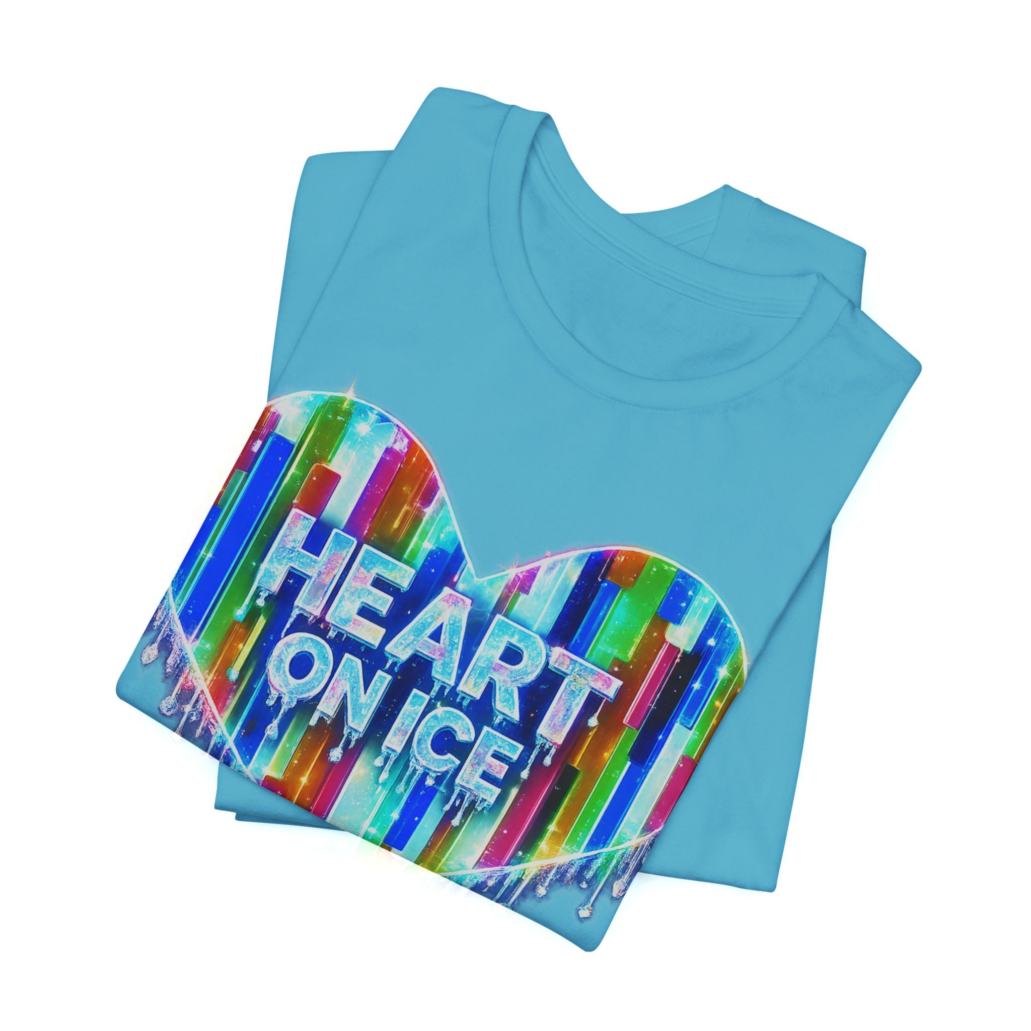 Heart on Ice Diamond Melt Graphic Tee