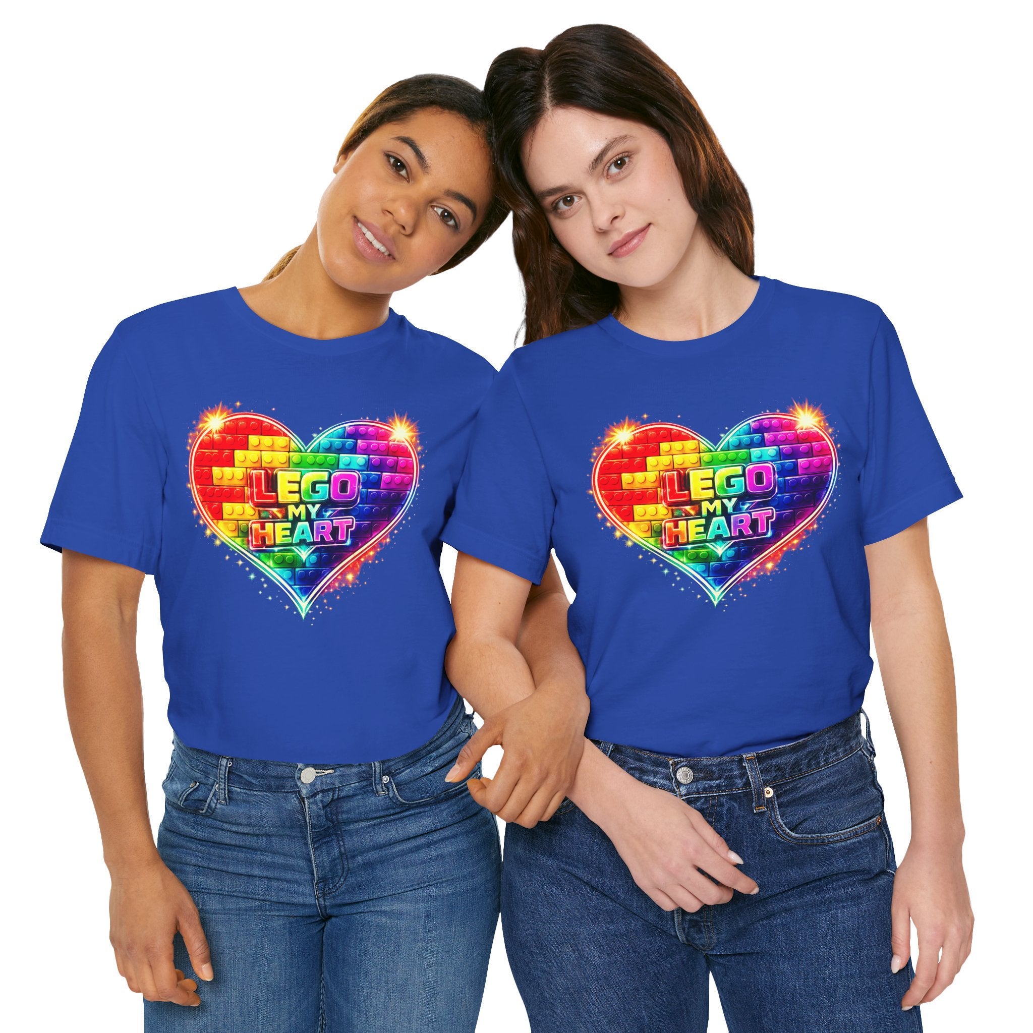 Lego My Heart Graphic Design T-Shirt