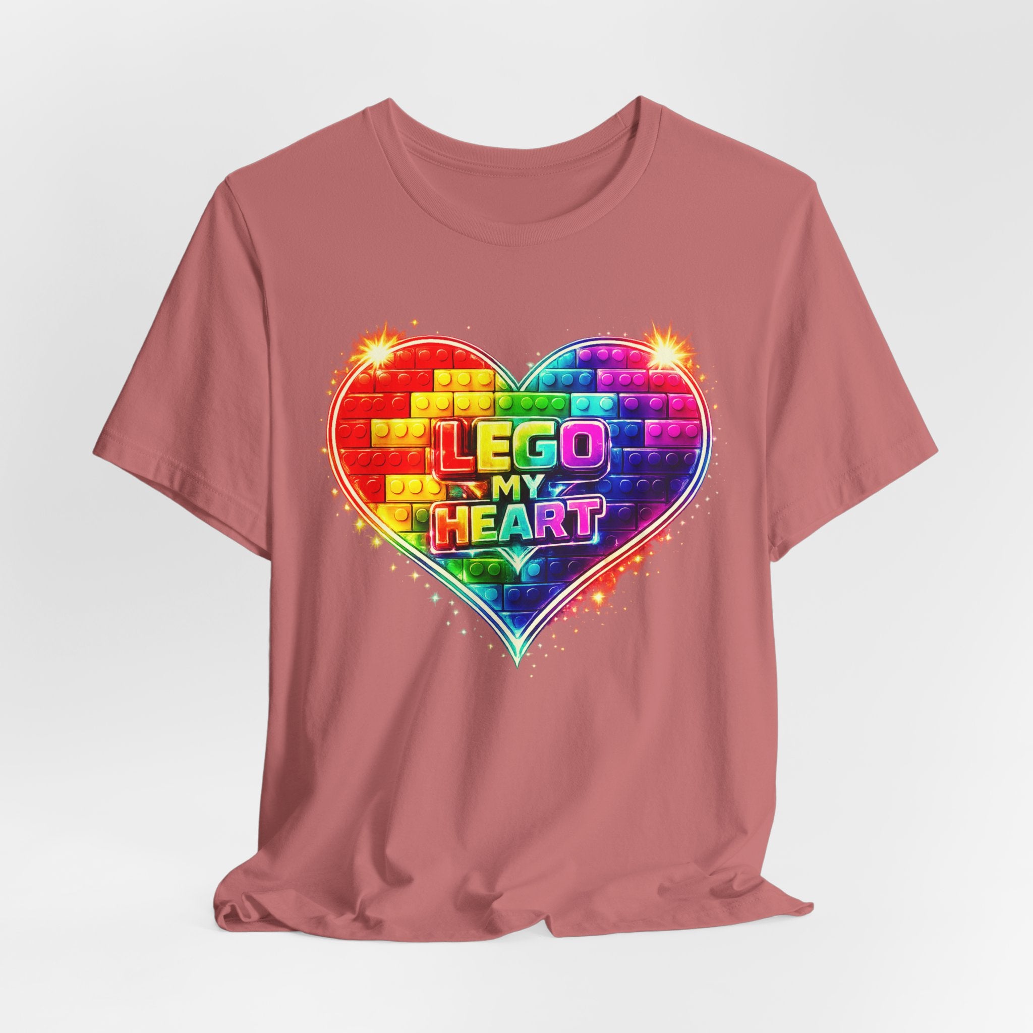 Lego My Heart Graphic Design T-Shirt