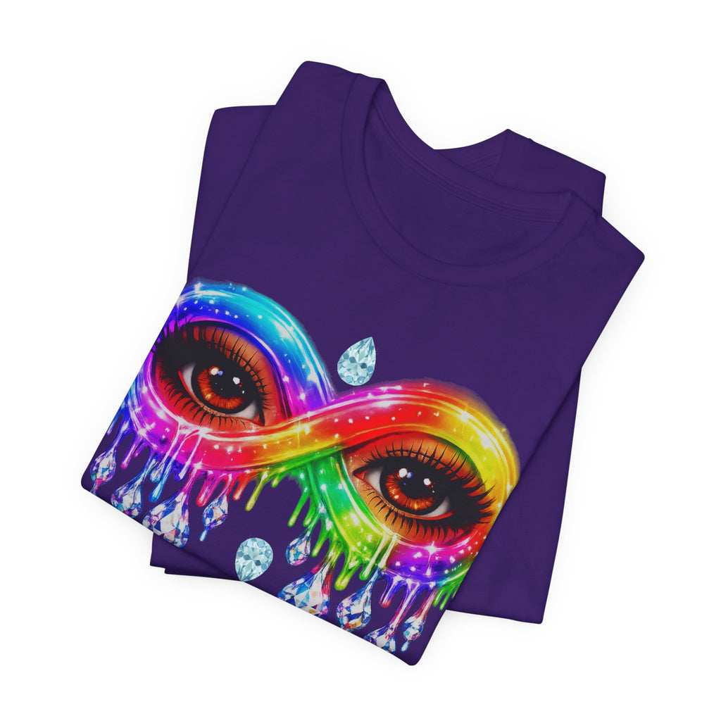 Infinity Eye Frame W/ Diamond Tears Graphic Tee