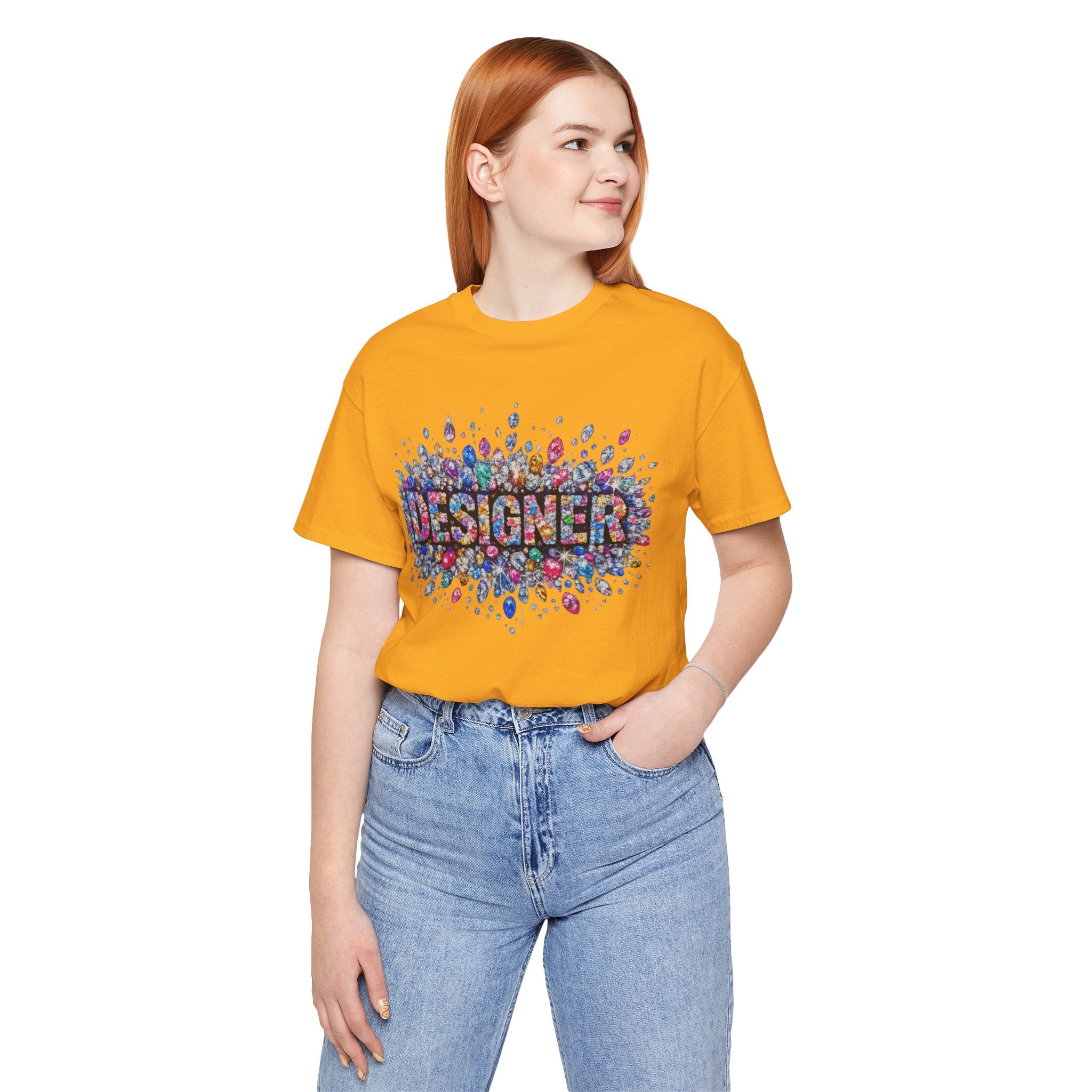 Designer Gemstone Typography Graphic Tee