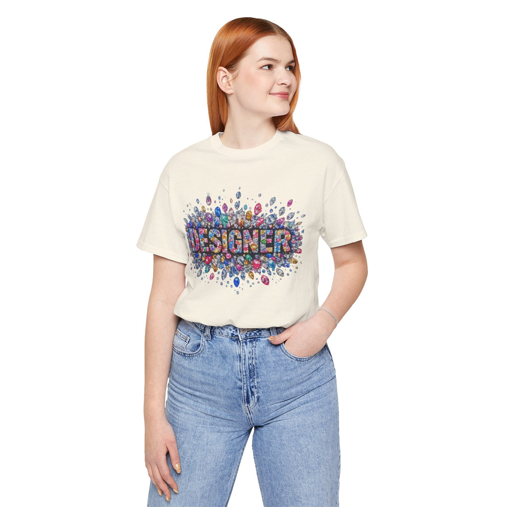 Designer Gemstone Typography Graphic Tee