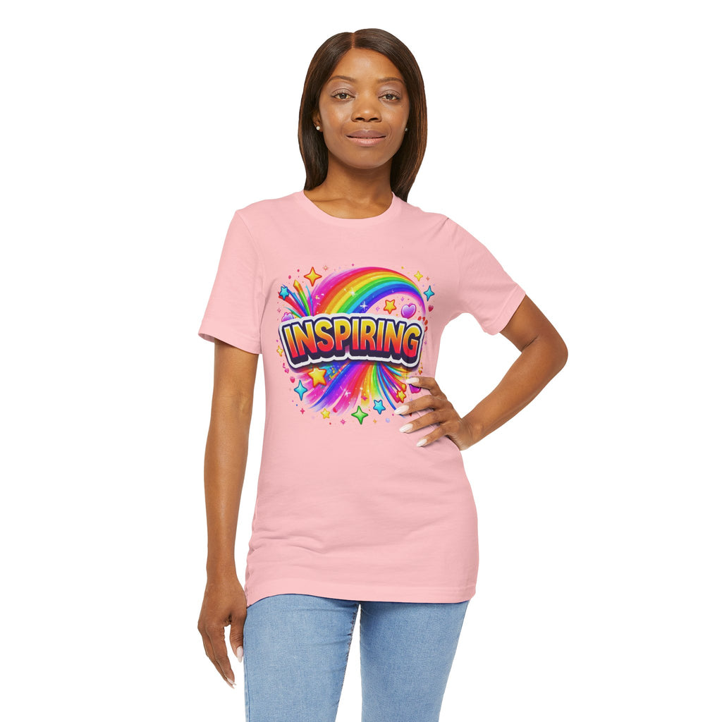 Inspiring Rainbow Graphic Tee