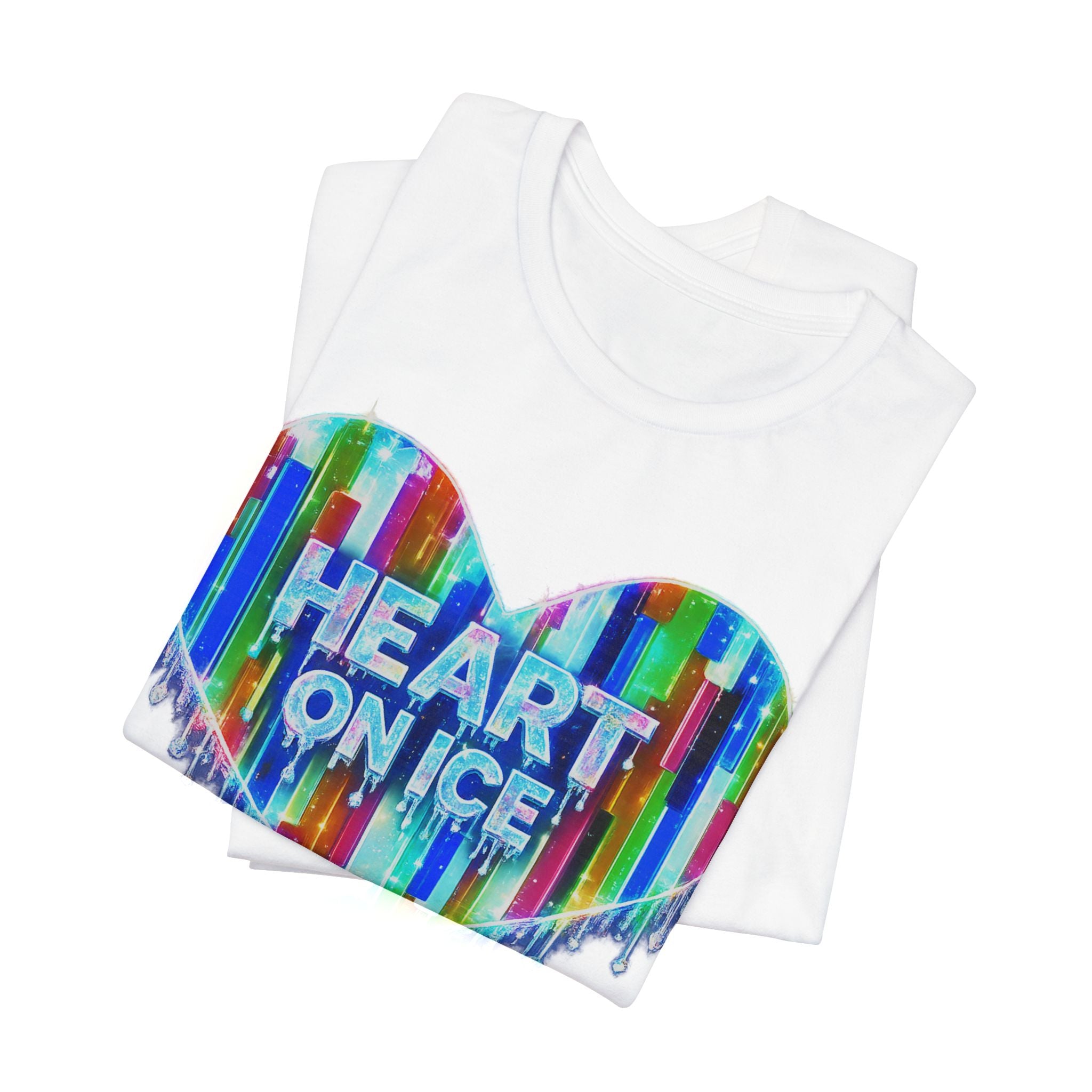 Heart on Ice Diamond Melt Graphic Tee