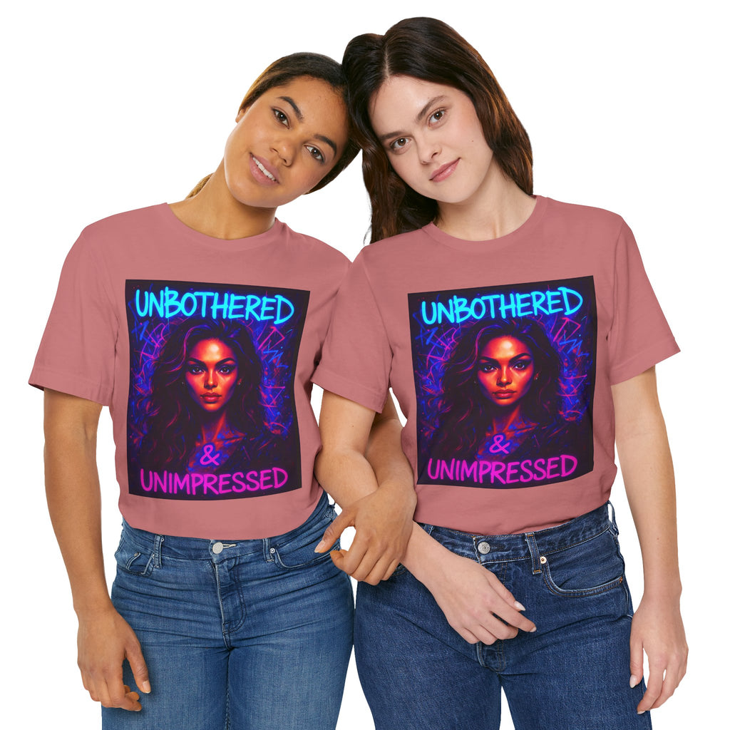 Unbothered & Unimpressed Graphic Portrait Tee