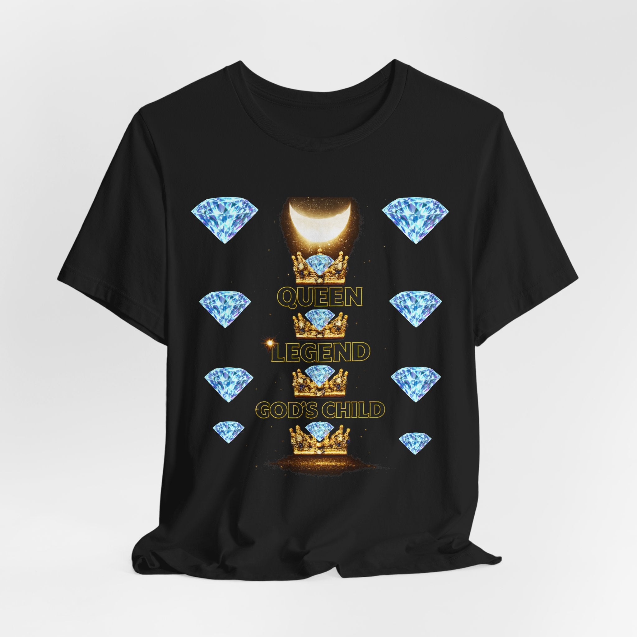 Queen • Legend • God’s Child  Diamond Graphic Glow T-Shirt