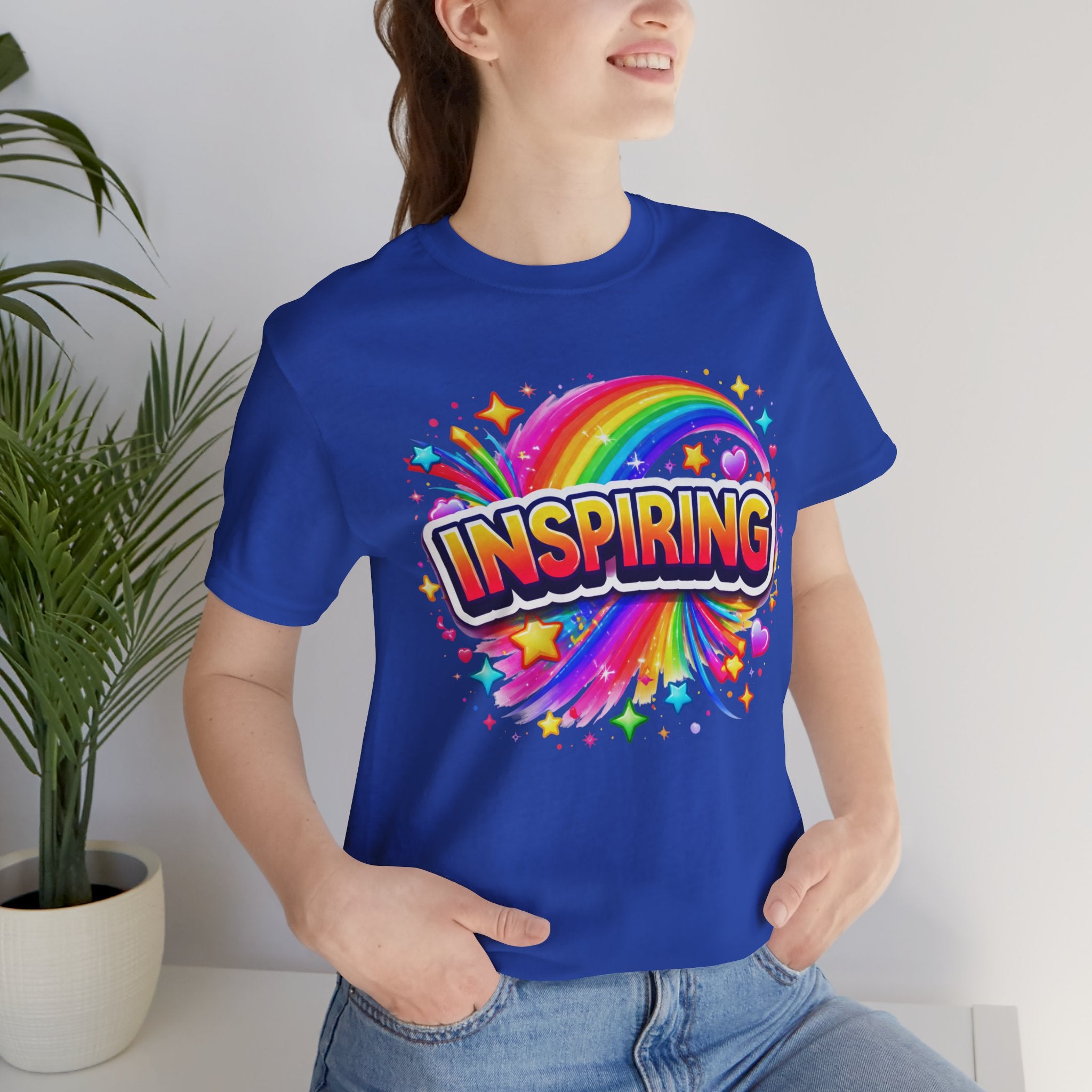 Inspiring Rainbow Graphic Tee