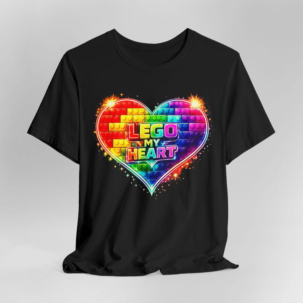 Lego My Heart Graphic Design T-Shirt