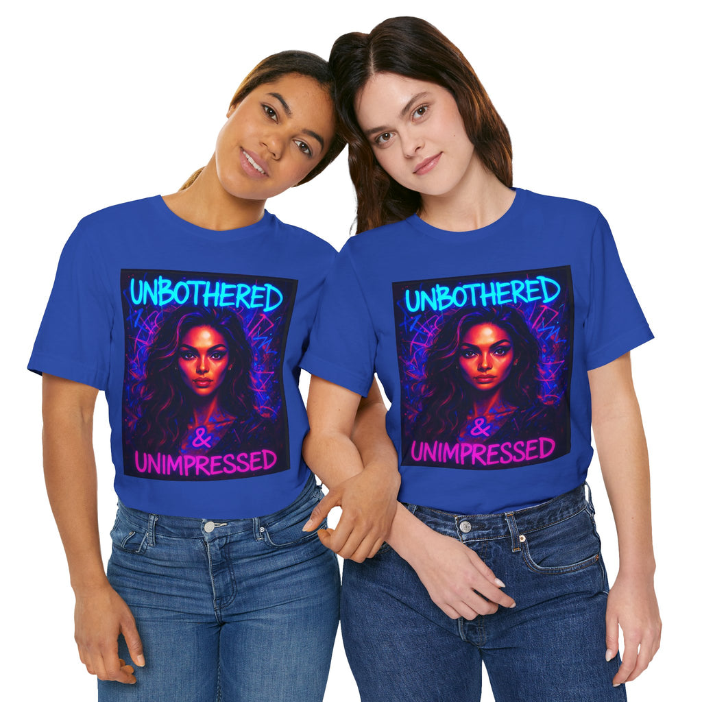 Unbothered & Unimpressed Graphic Portrait Tee