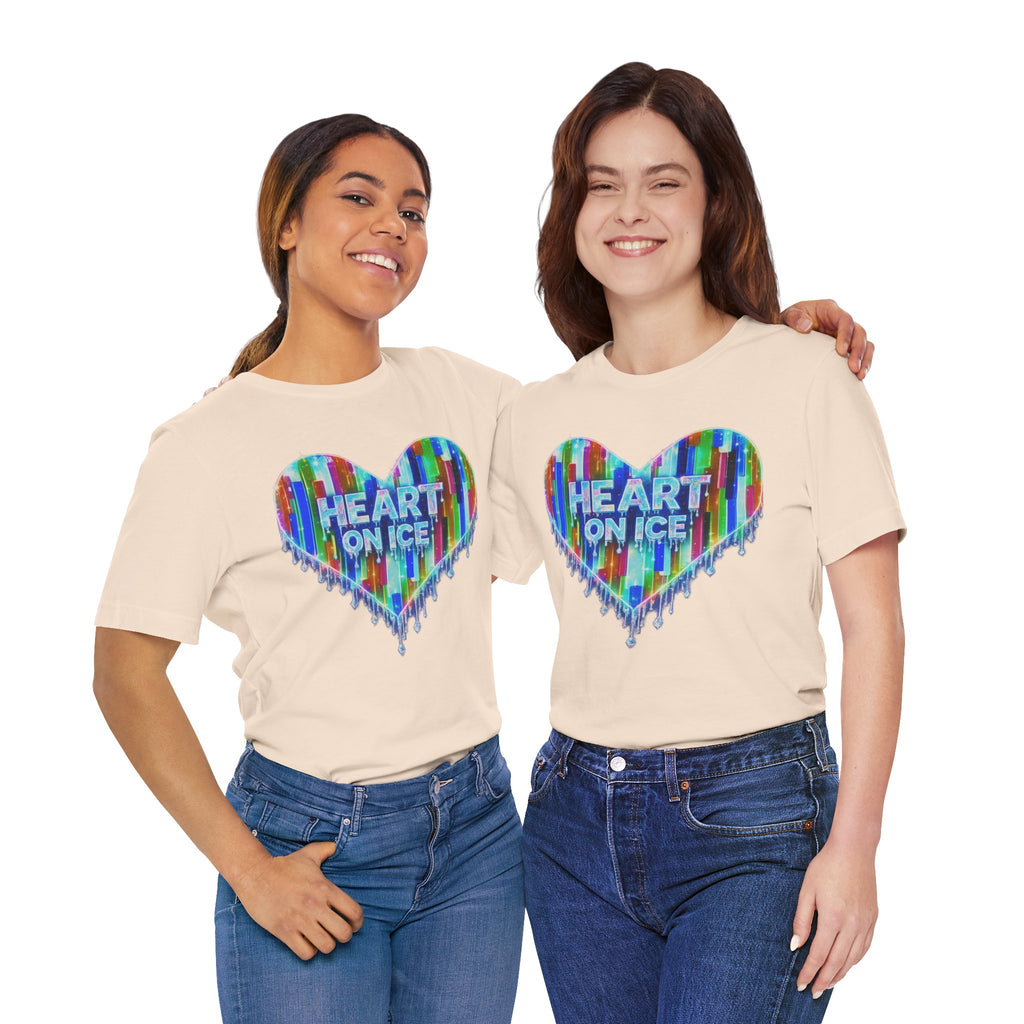 Heart on Ice Diamond Melt Graphic Tee