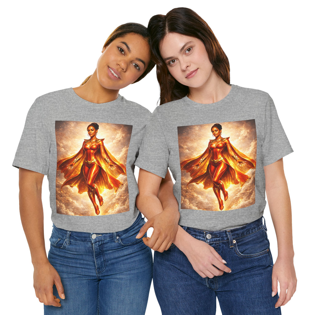 FLOATING GODDESS  HERO PORTRAIT GRAPHIC TEE