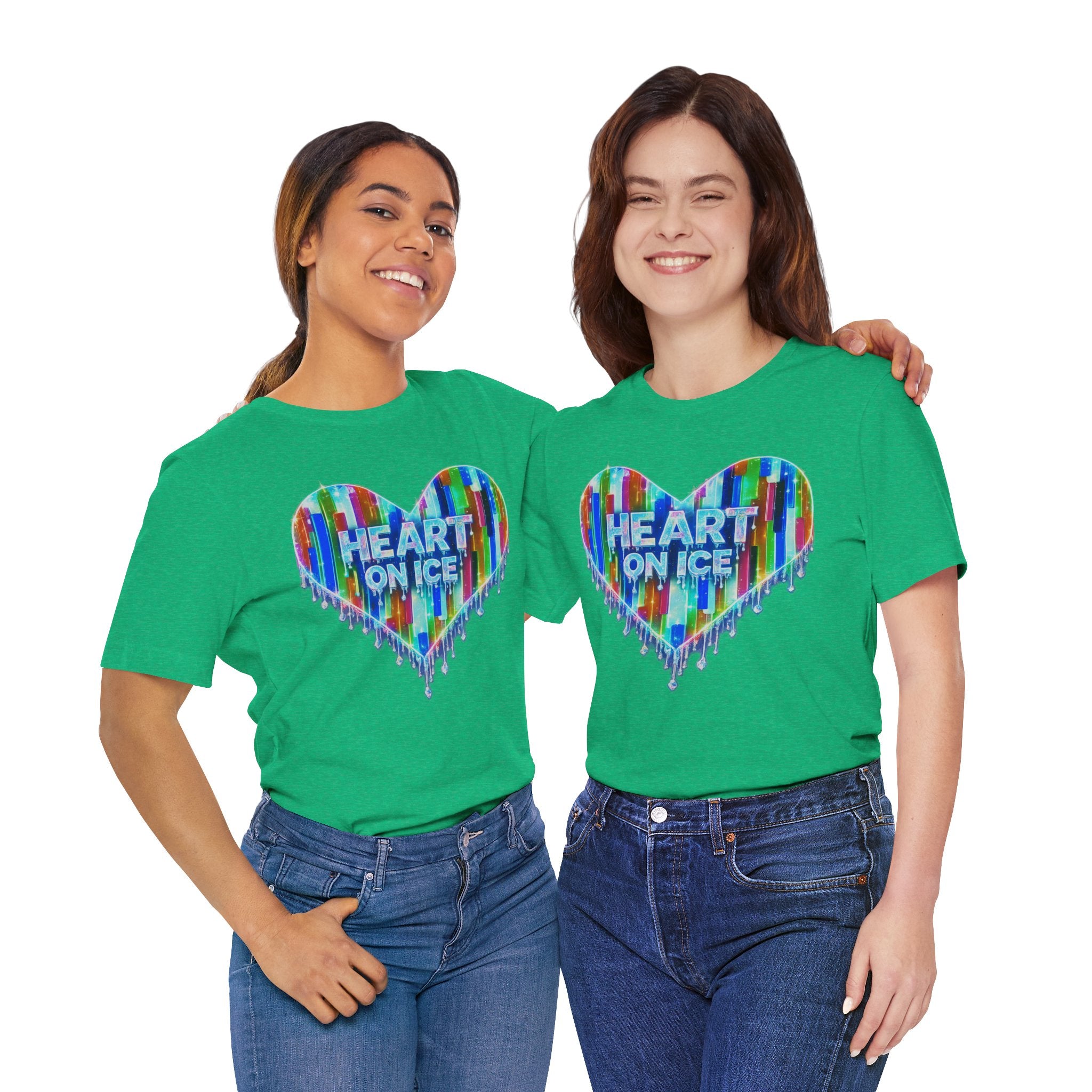 Heart on Ice Diamond Melt Graphic Tee